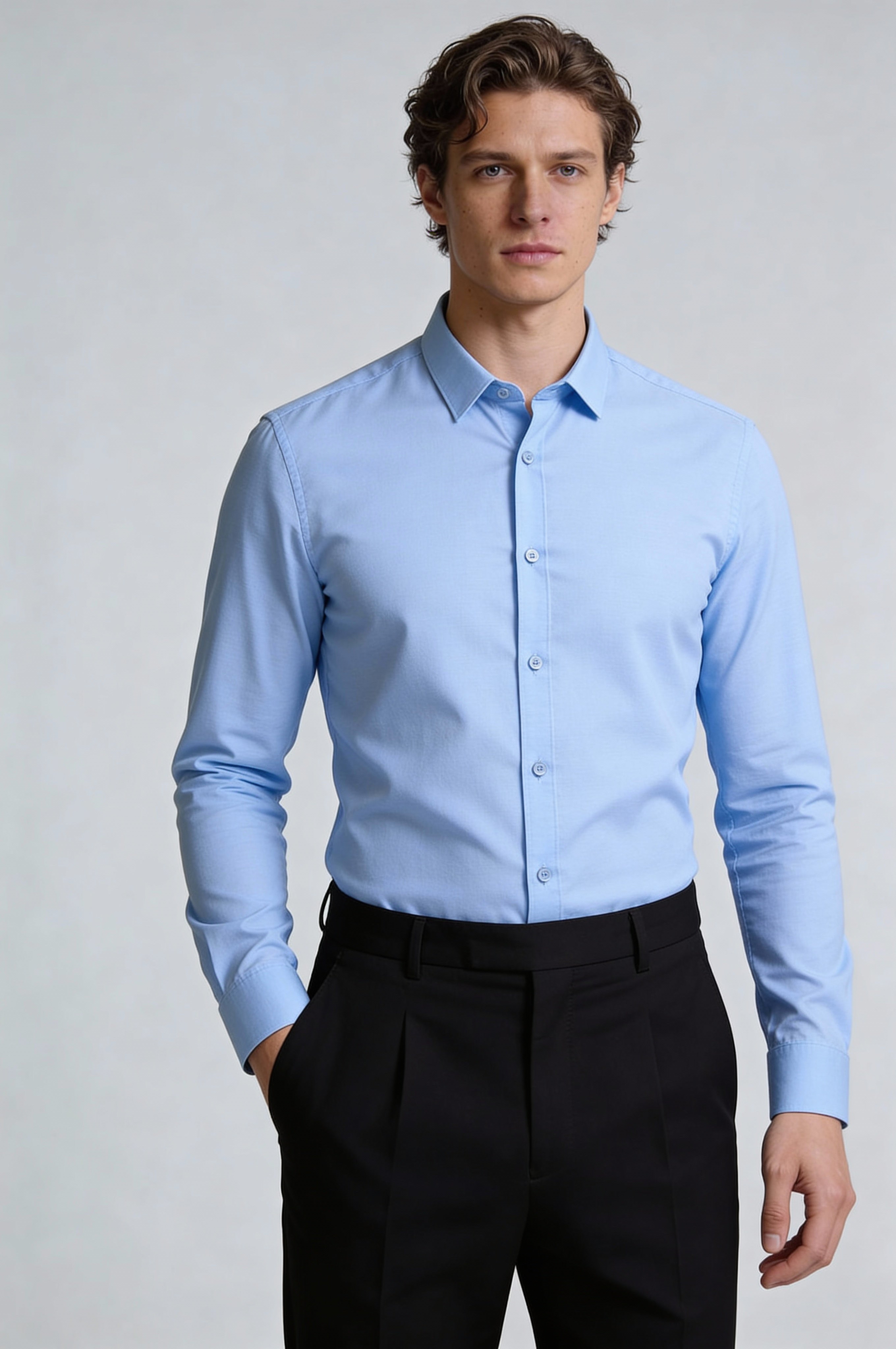 VAREXON DRESS SHIRT – BLUE