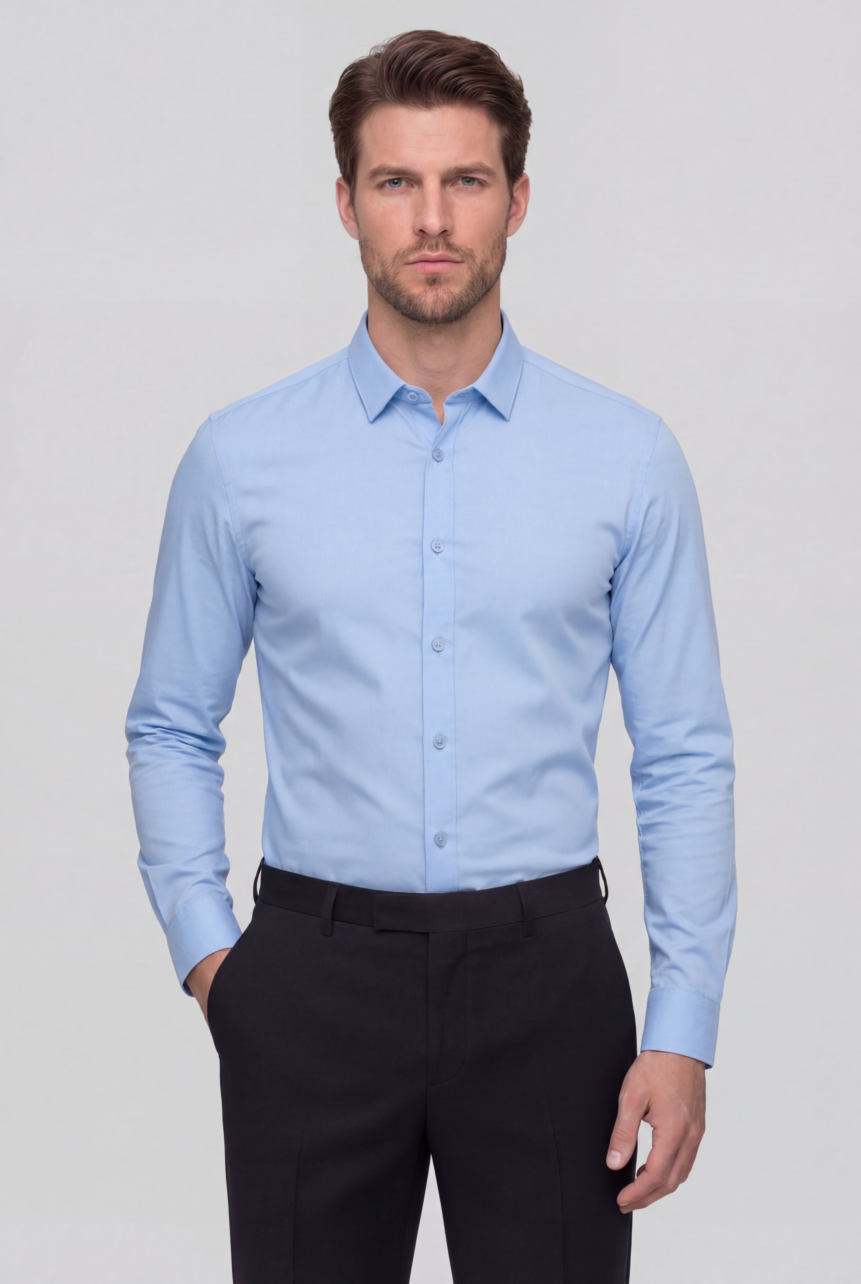 VAREXON DRESS SHIRT – BLUE