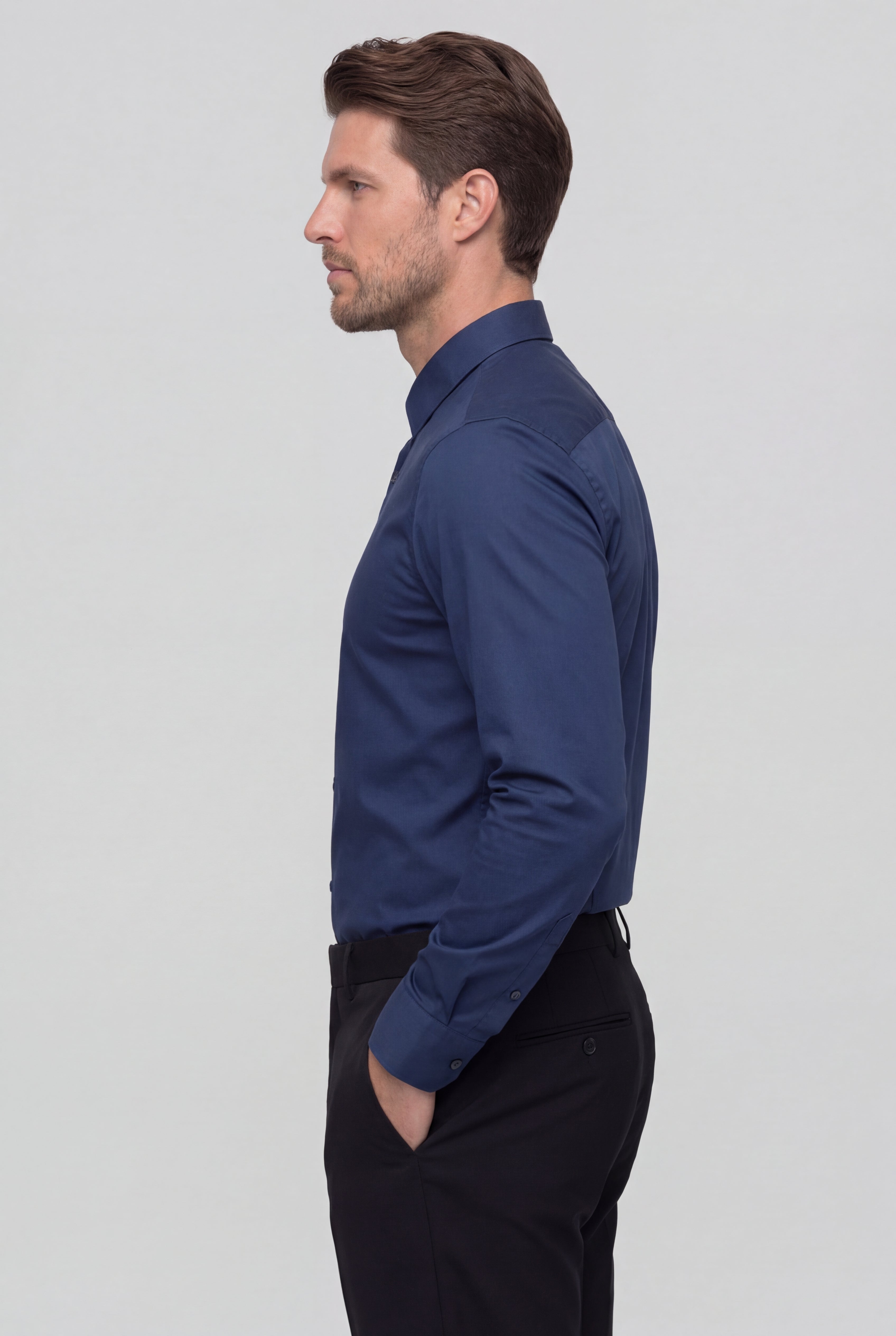 VAREXON DRESS SHIRT – HAZE BLUE