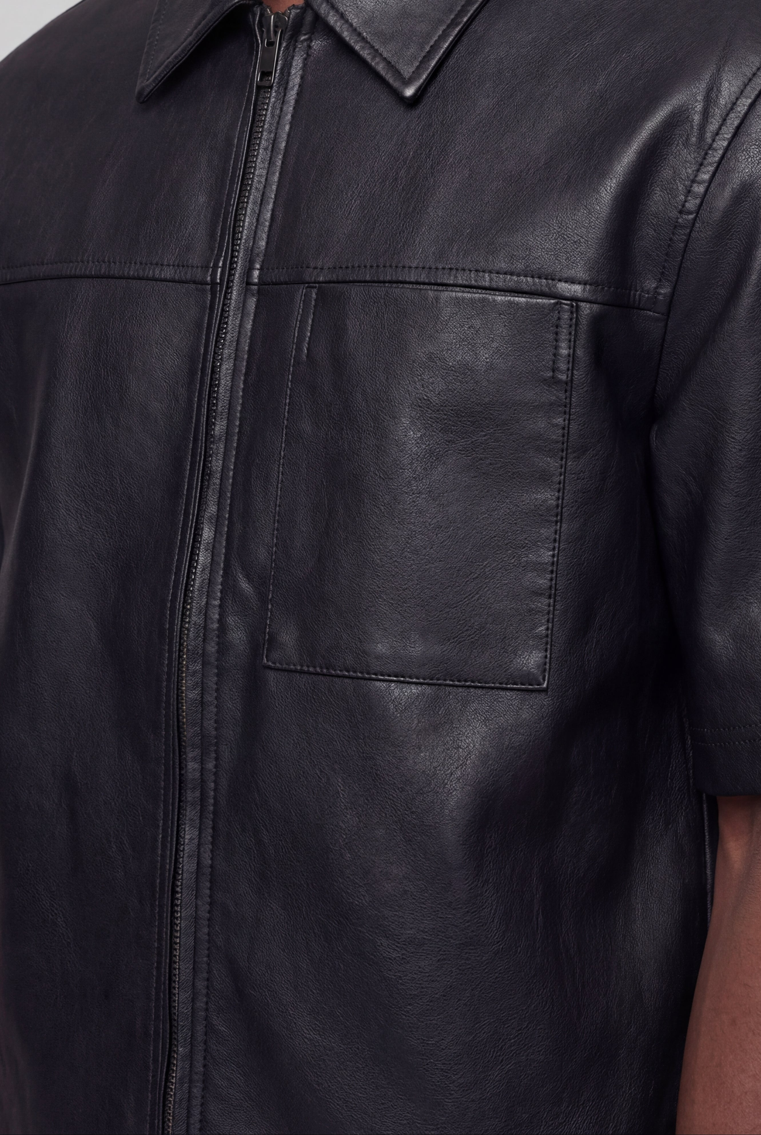 VELMORIN LEATHER JACKET – BLACK