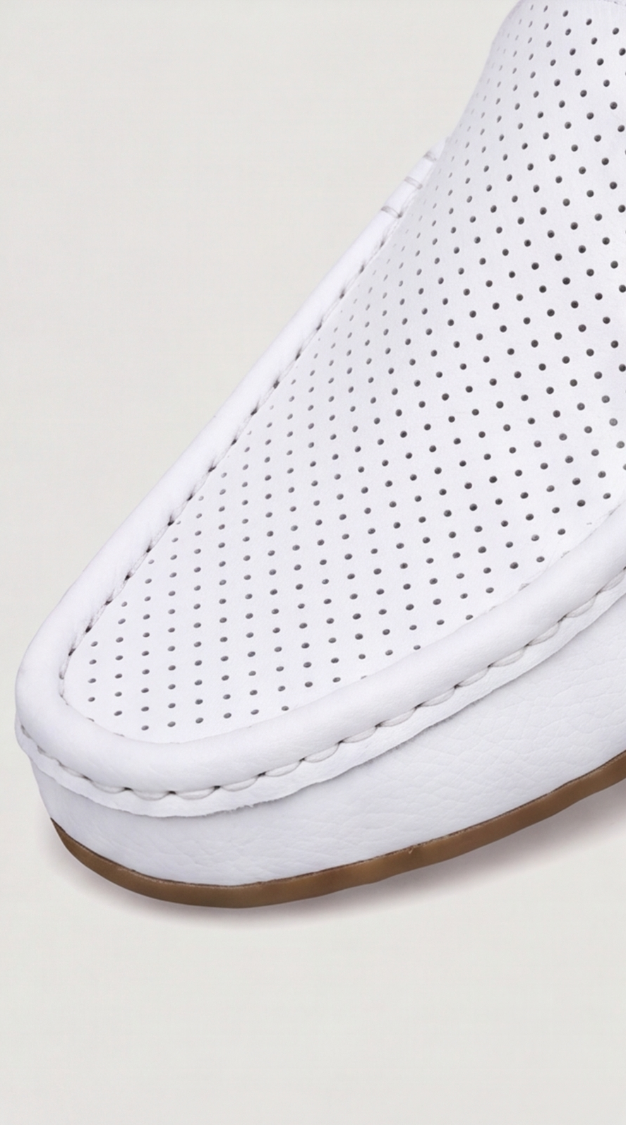 VELMORI CASUAL MULES – WHITE