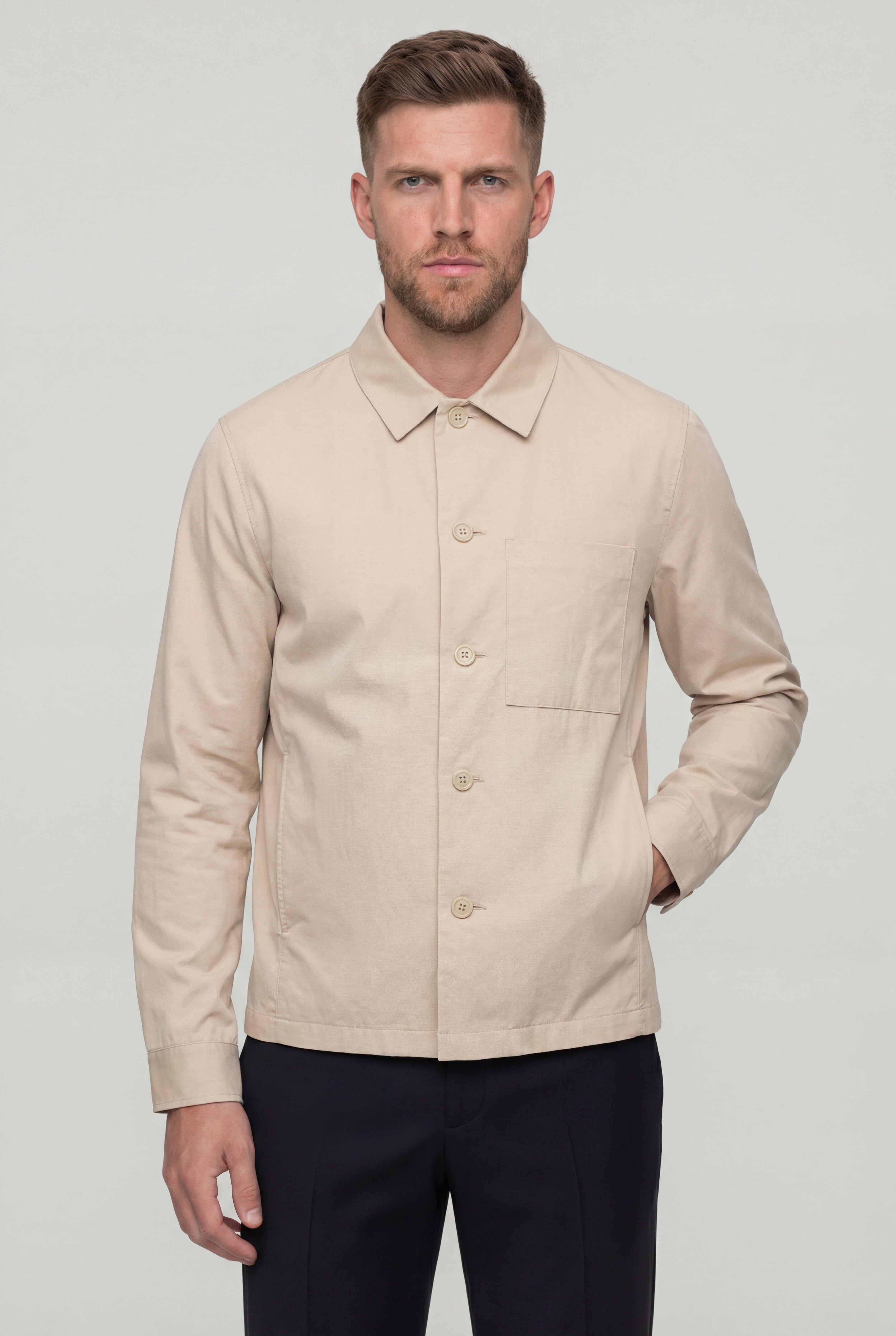 VELRANO LIGHT JACKET - BEIGE