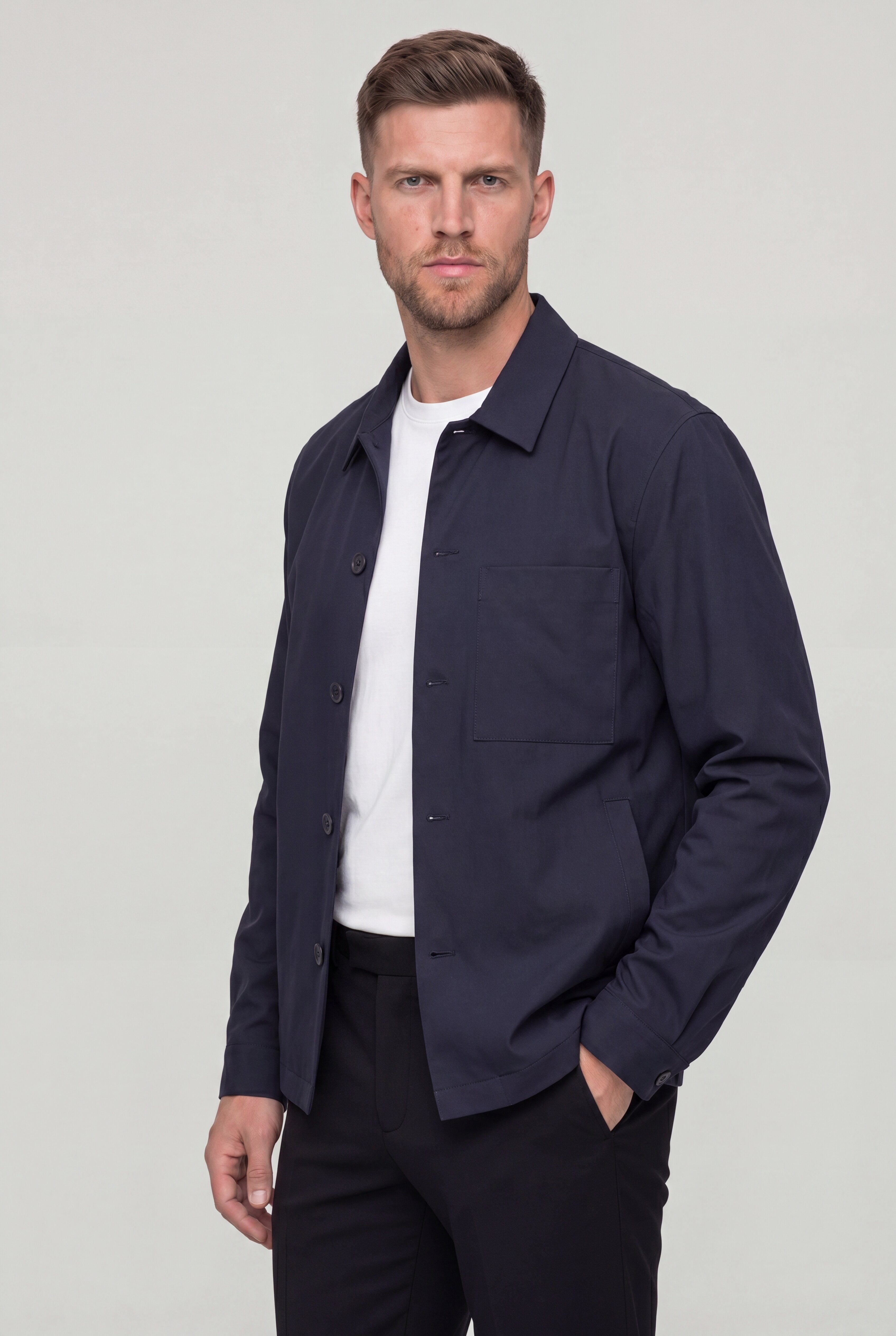 VELRANO LIGHT JACKET - NAVY