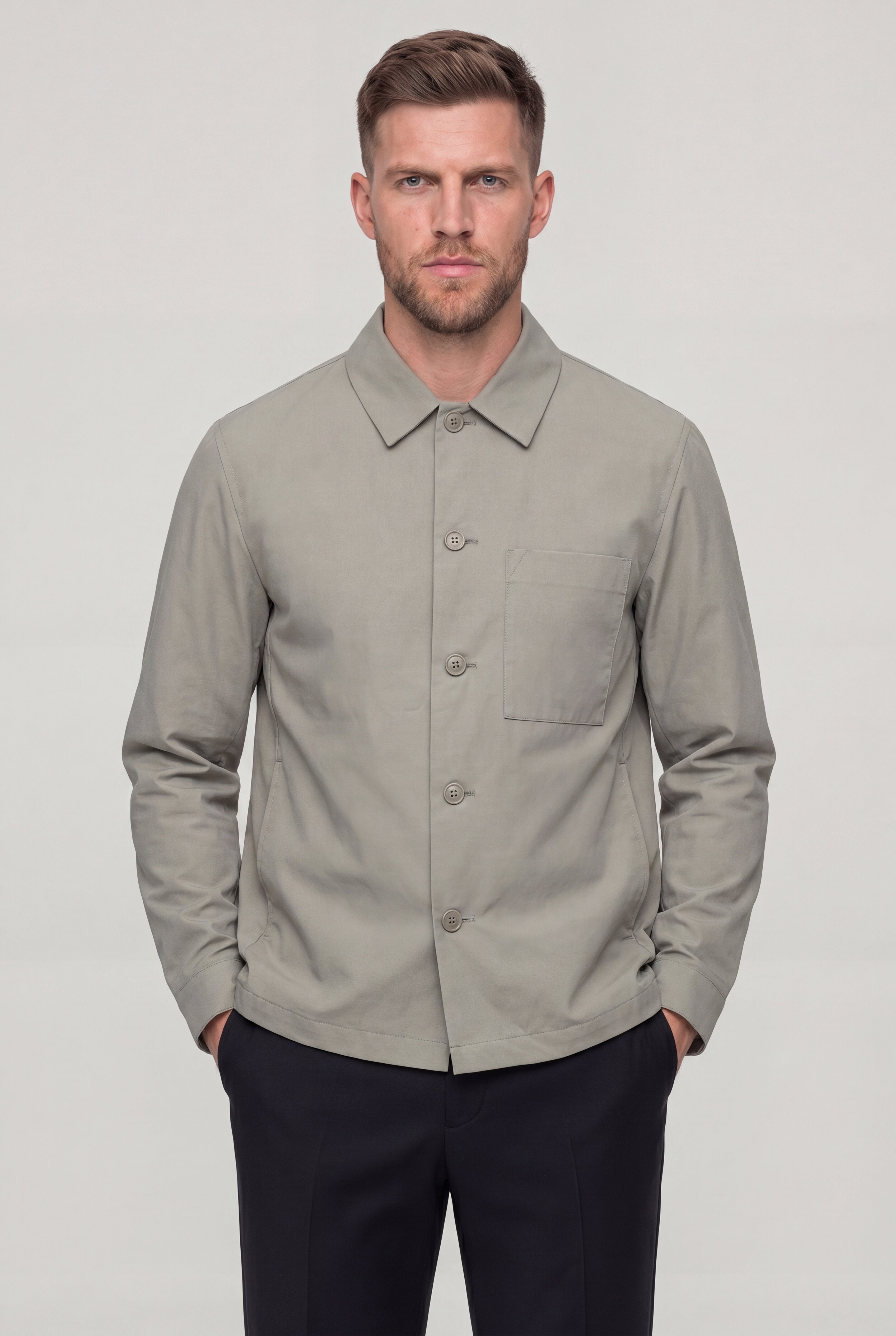 VELRANO LIGHT JACKET - OLIVE