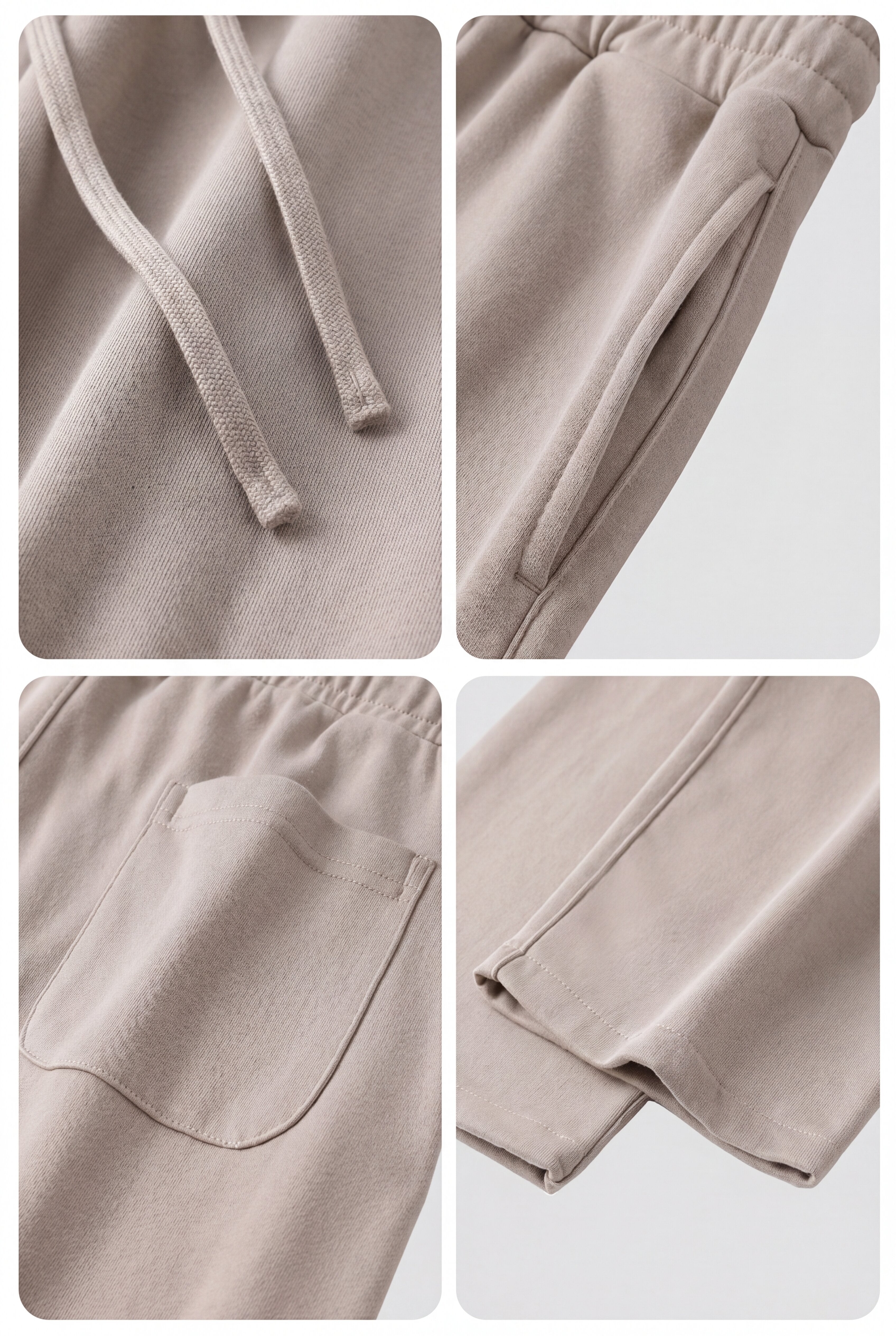 VELTORA DRAWSTRING TROUSERS – BEIGE