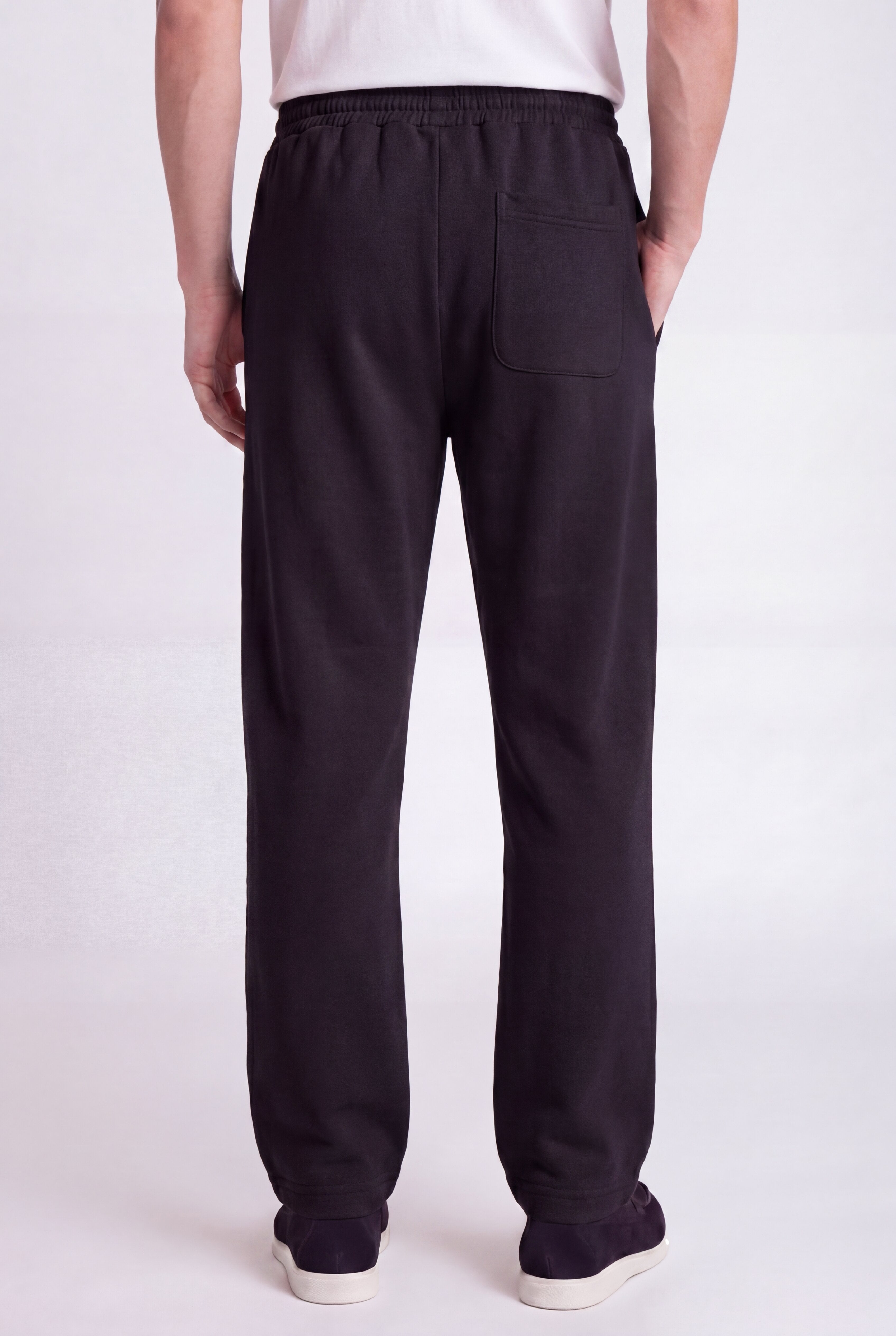 VELTORA DRAWSTRING TROUSERS – BLACK