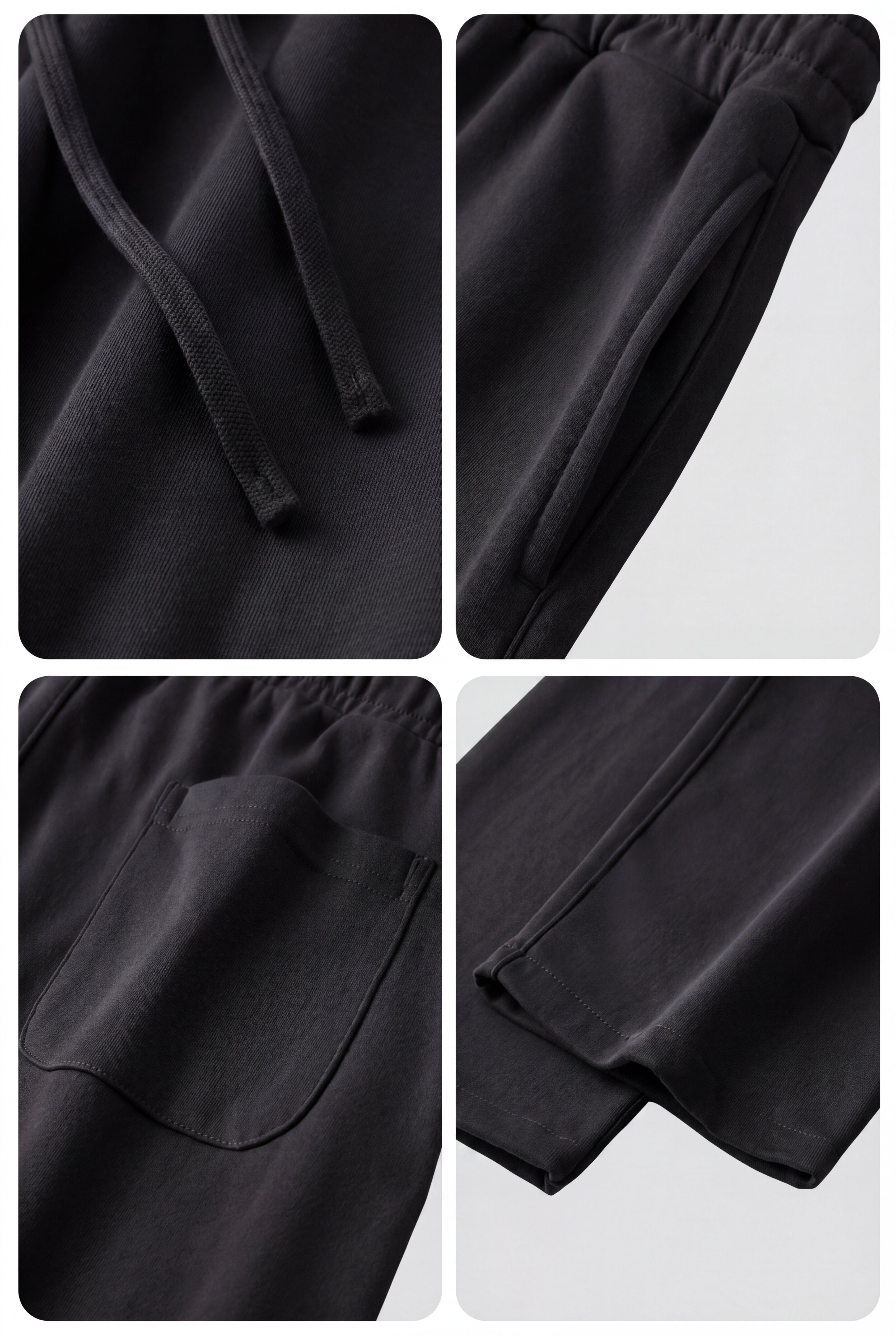 VELTORA DRAWSTRING TROUSERS – BLACK