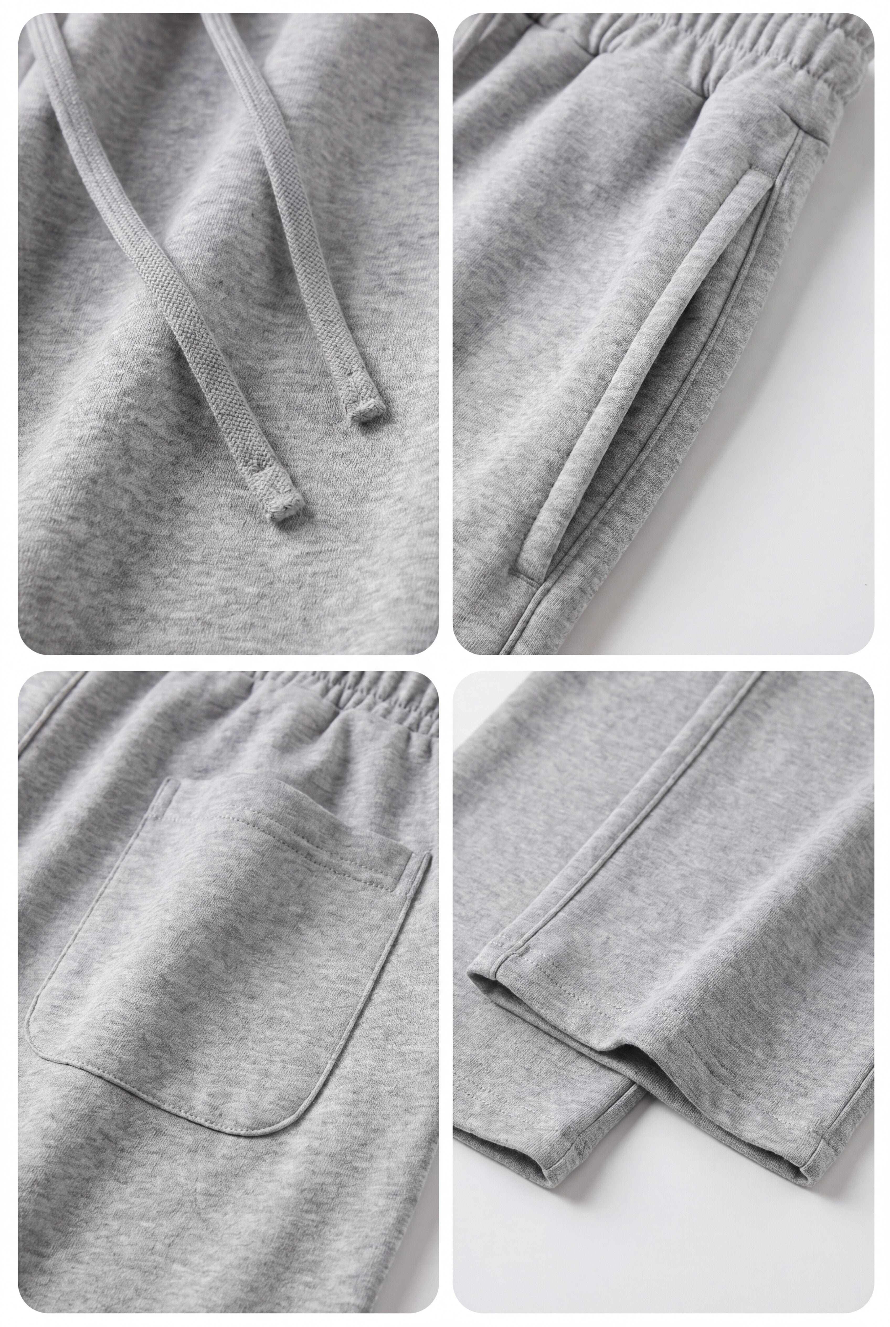 VELTORA DRAWSTRING TROUSERS – GRAY