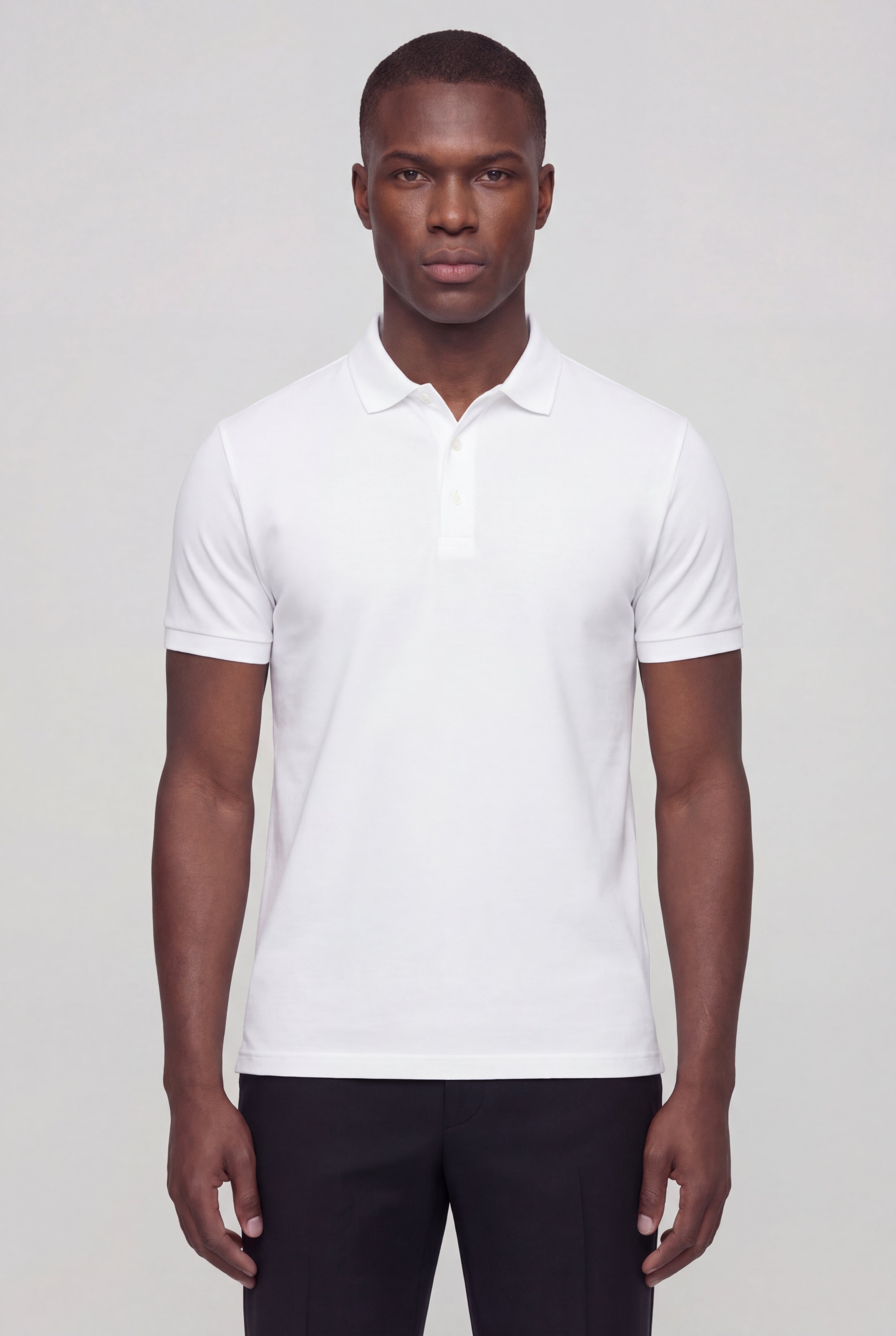 VERANO COTTON POLO SHIRT – WHITE