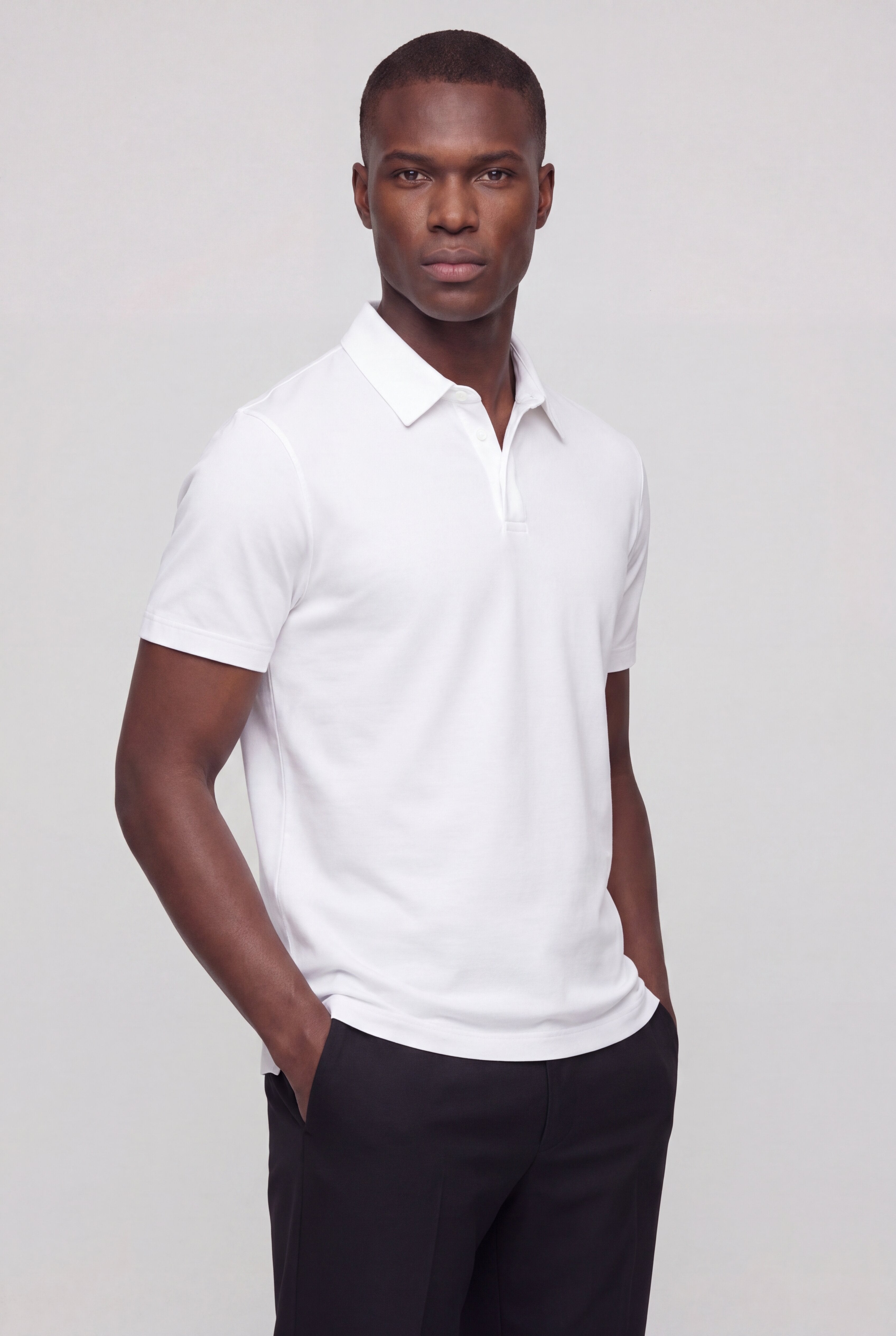 VERANO COTTON POLO SHIRT – WHITE