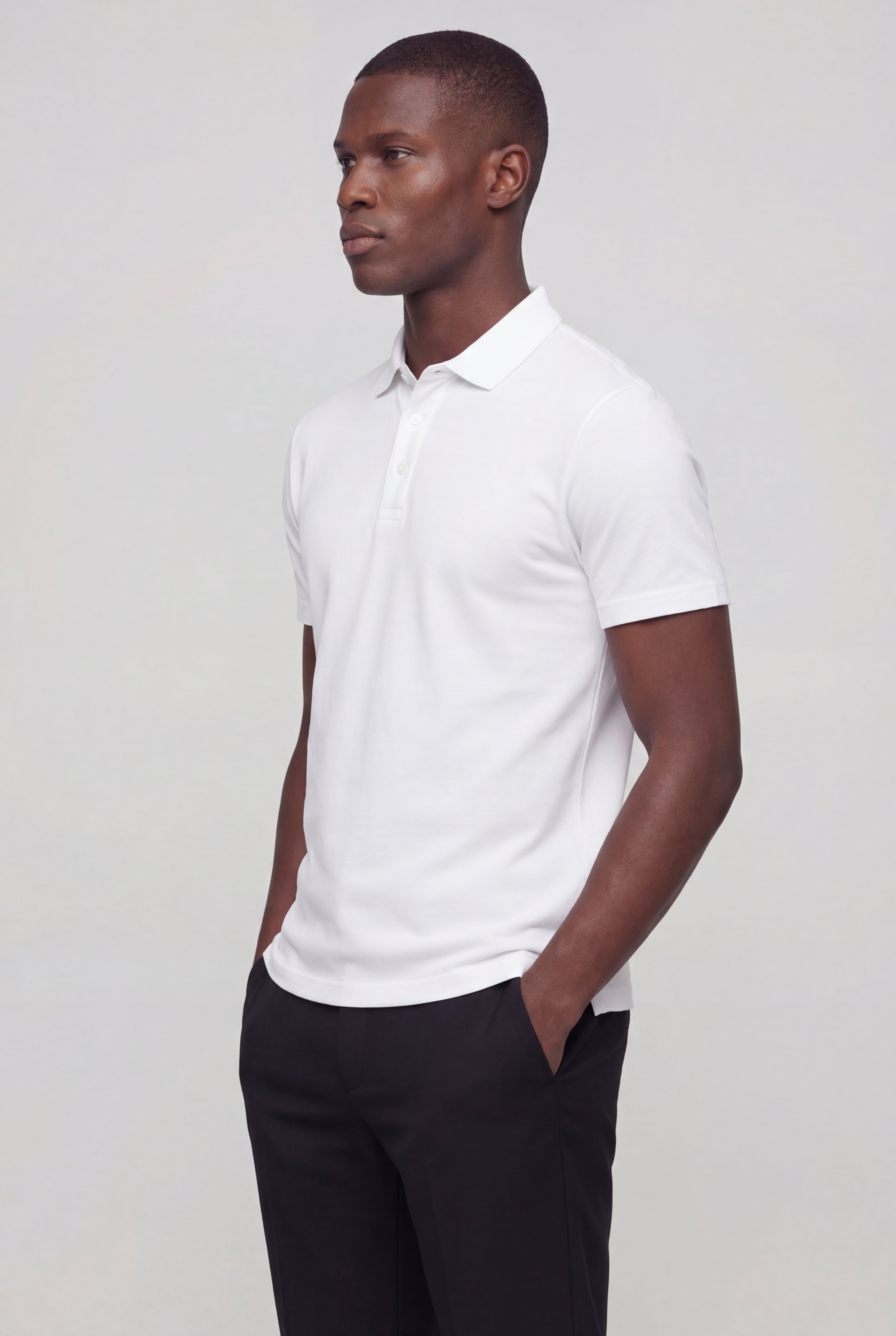 VERANO COTTON POLO SHIRT – WHITE