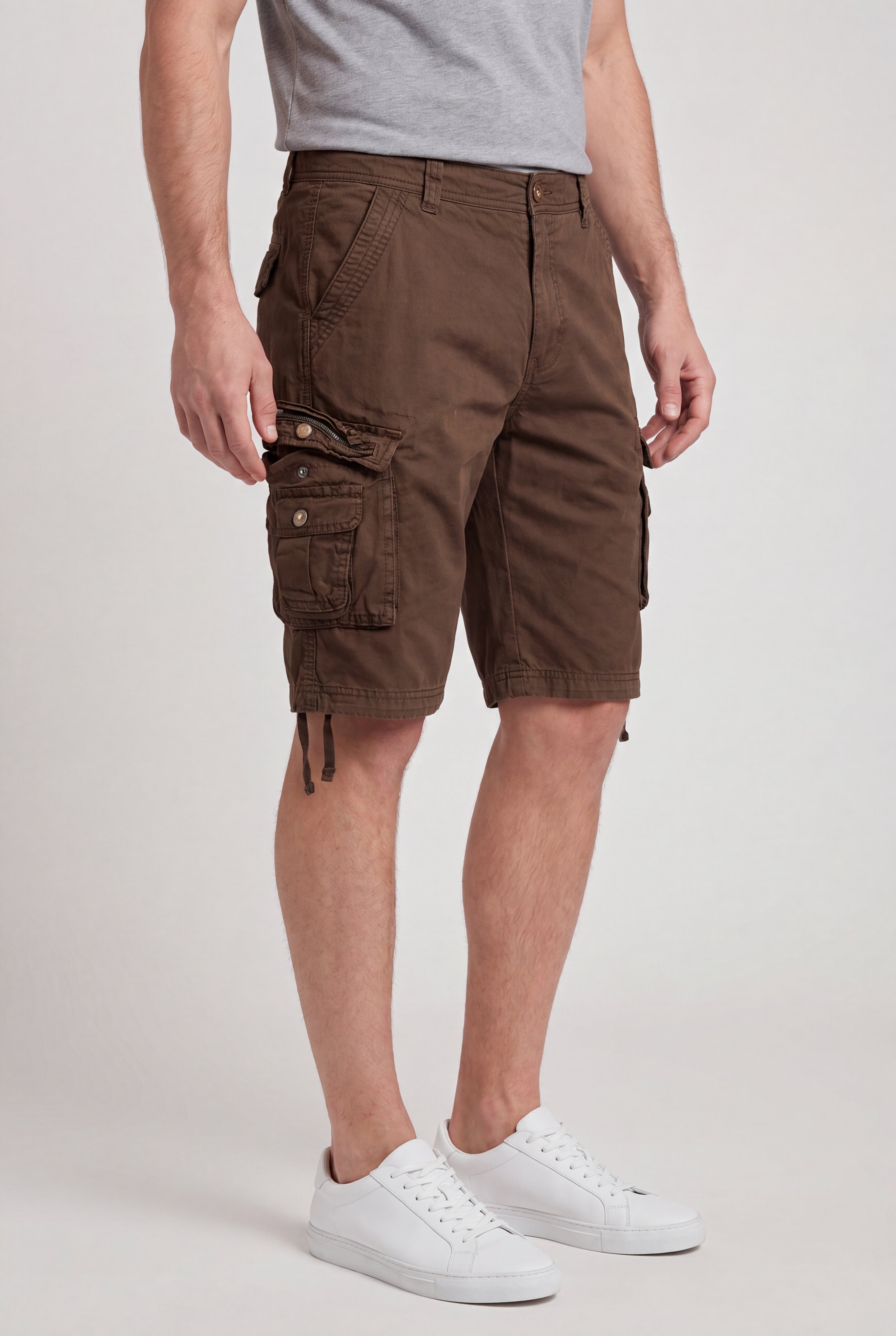 VORTRAX CARGO SHORTS – COFFEE