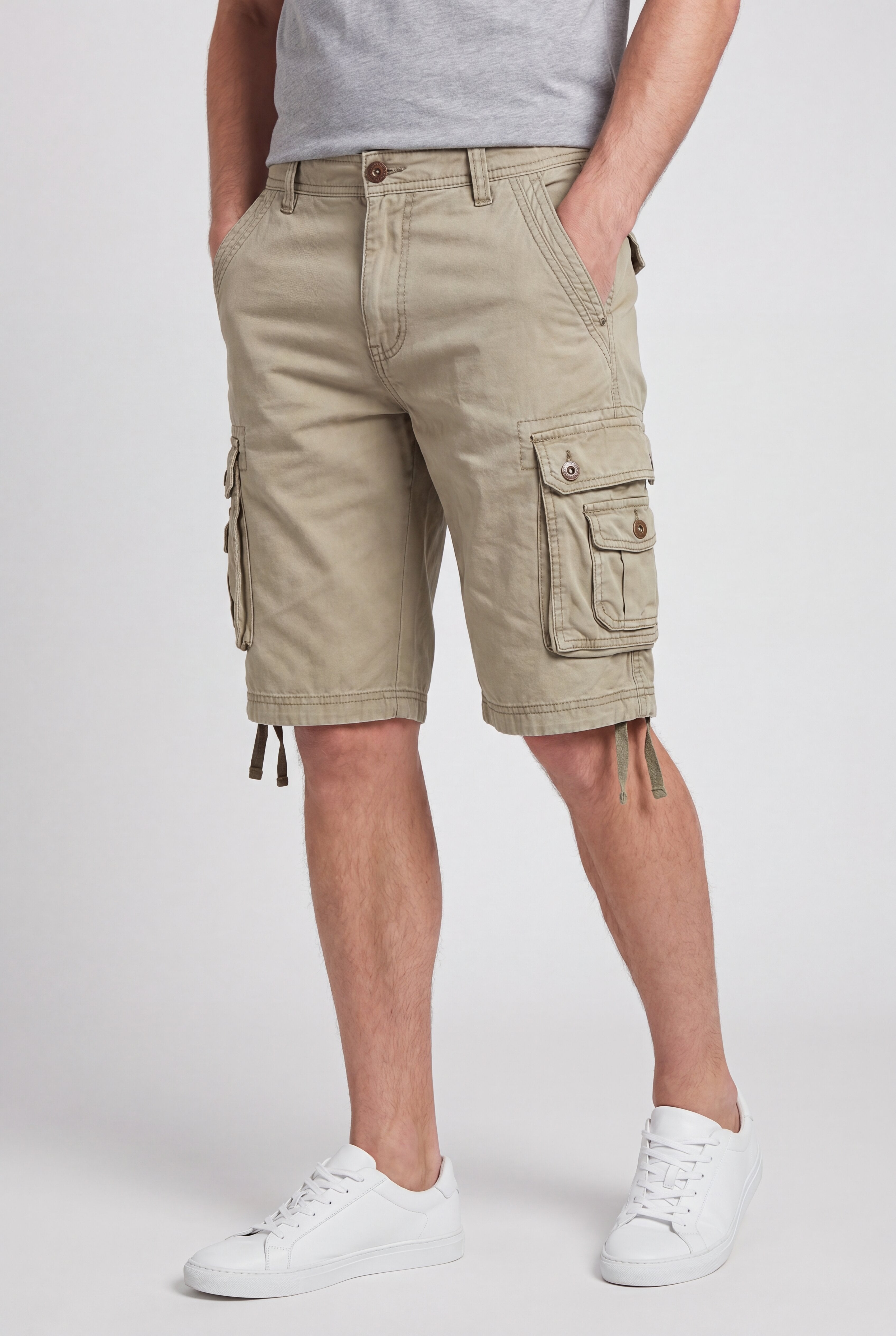 VORTRAX CARGO SHORTS – KHAKI