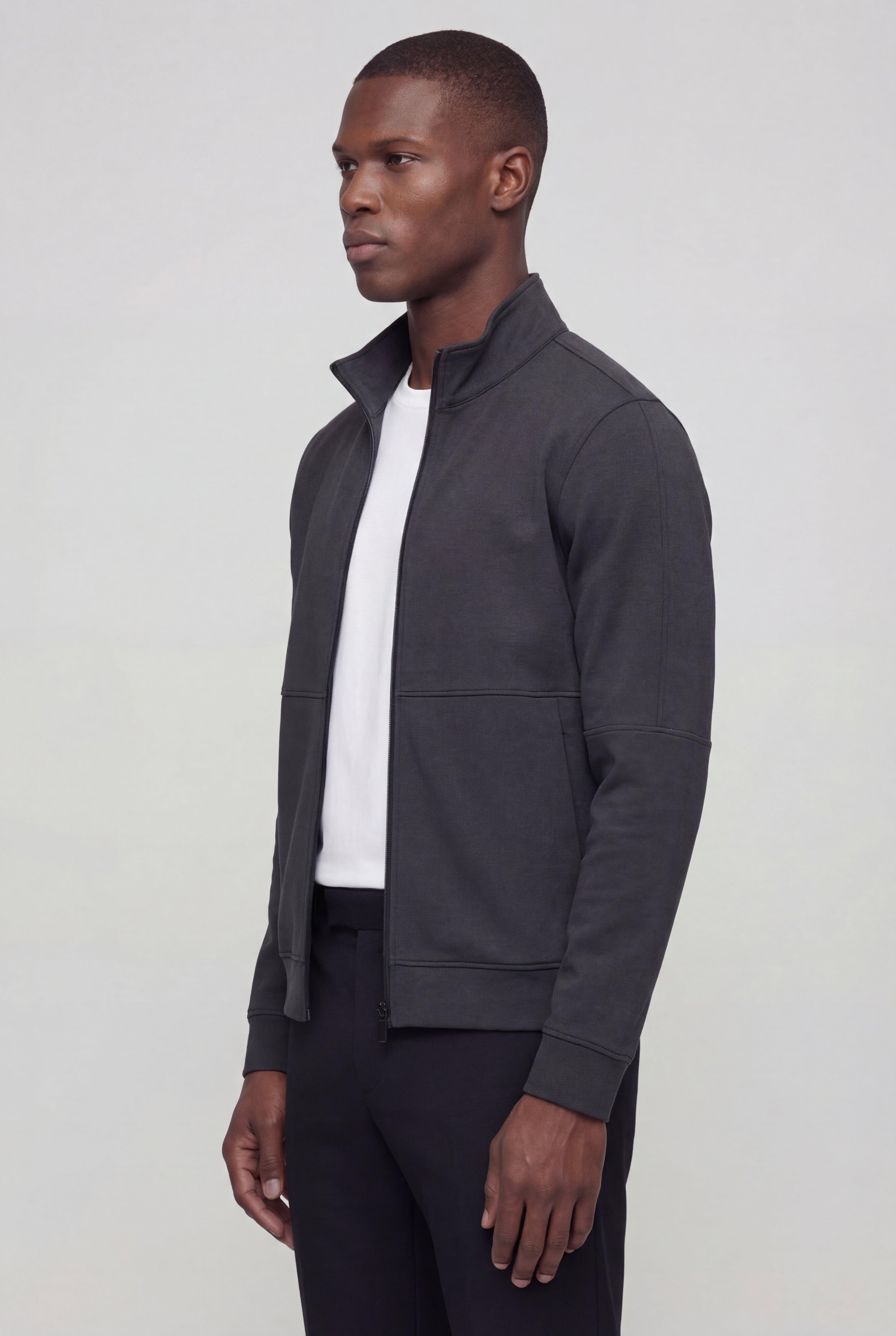 ZARENO ZIP JACKET – GRAY