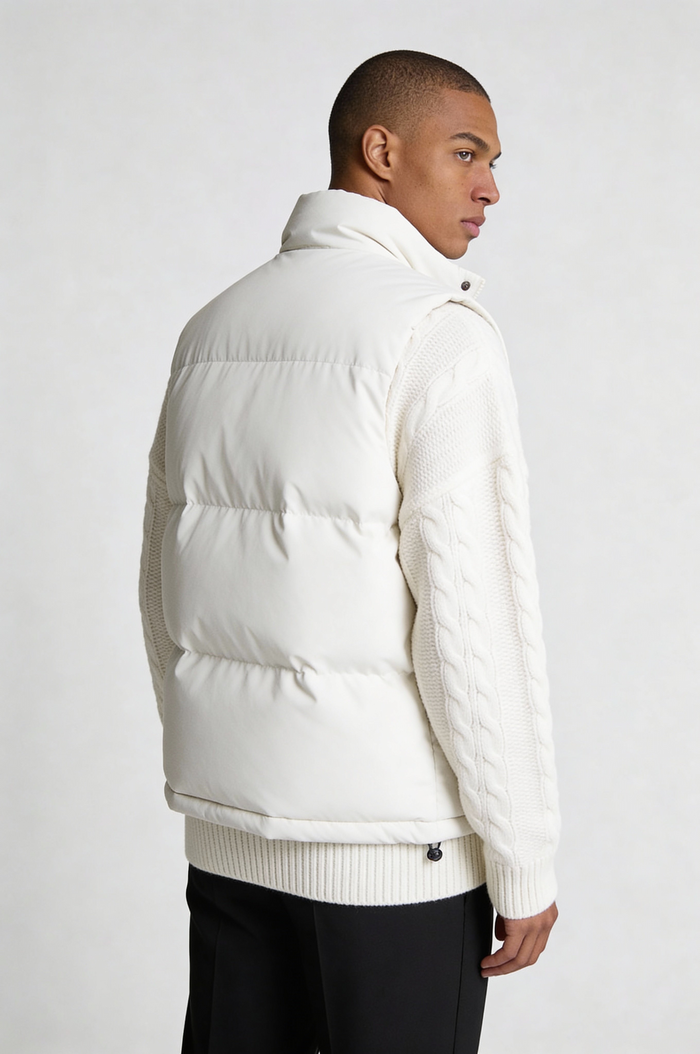 ZAYREN PUFFER VEST – WHITE