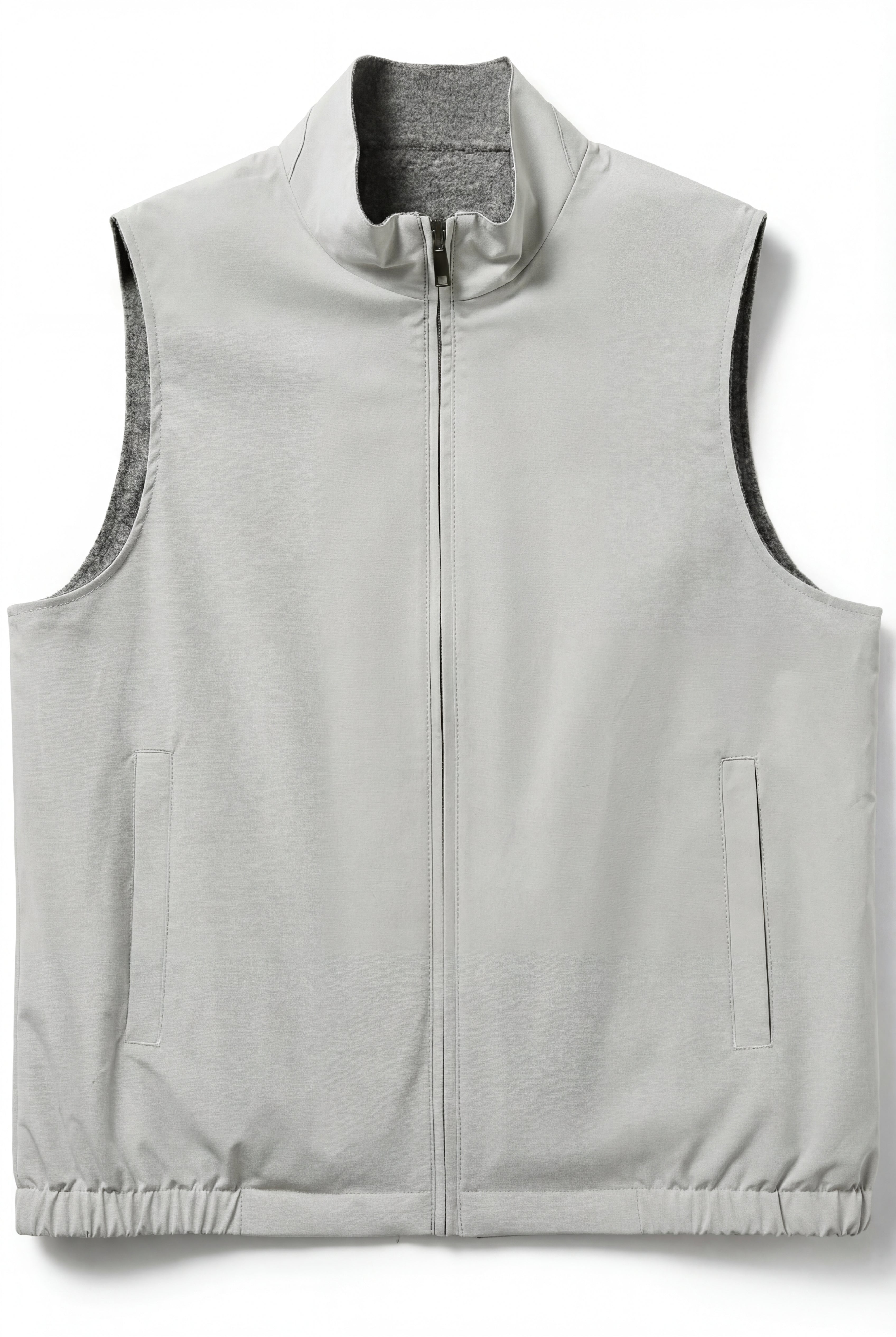 ZELARIO LIGHTWEIGHT REVERSIBLE VEST – GRAY