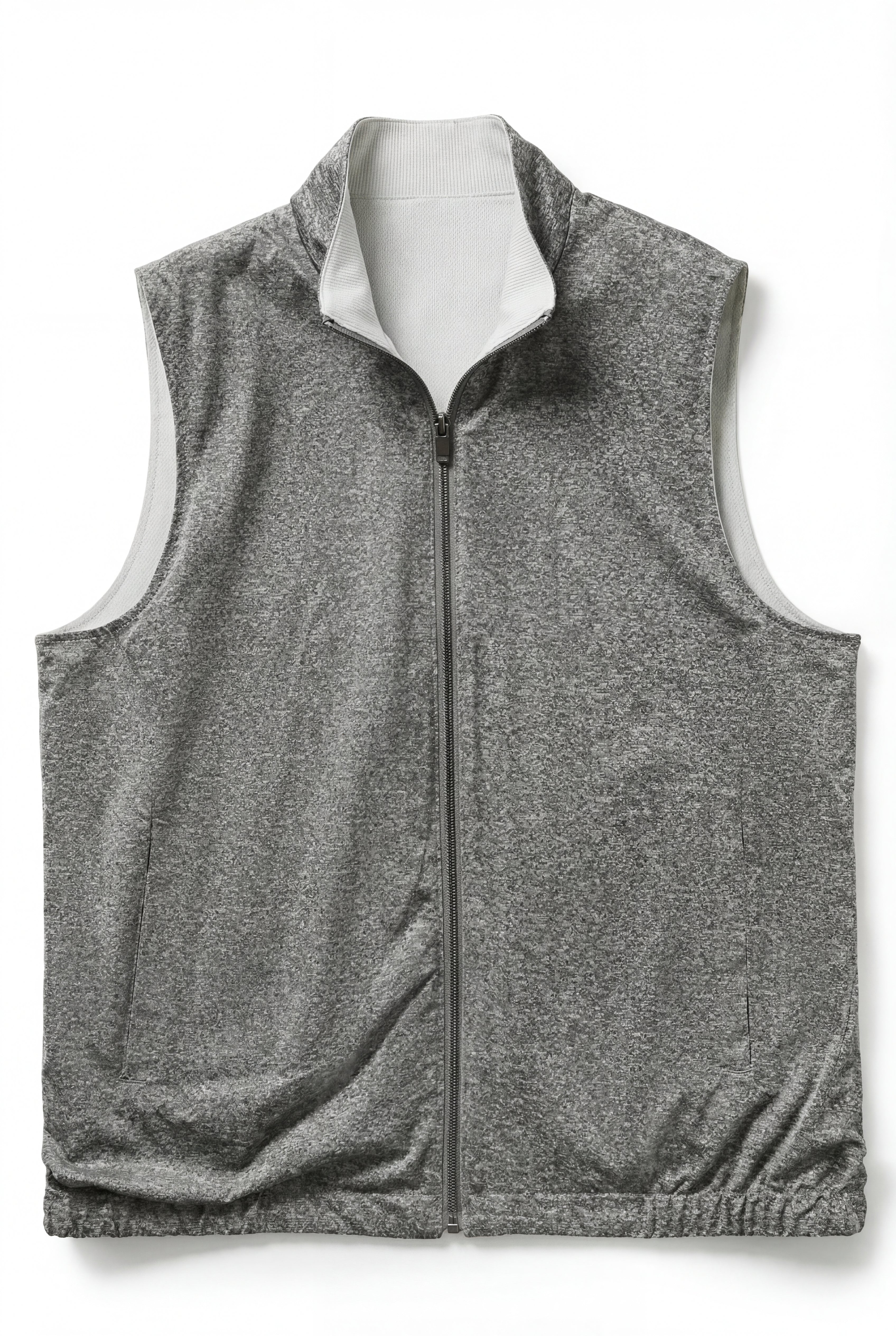 ZELARIO LIGHTWEIGHT REVERSIBLE VEST – GRAY