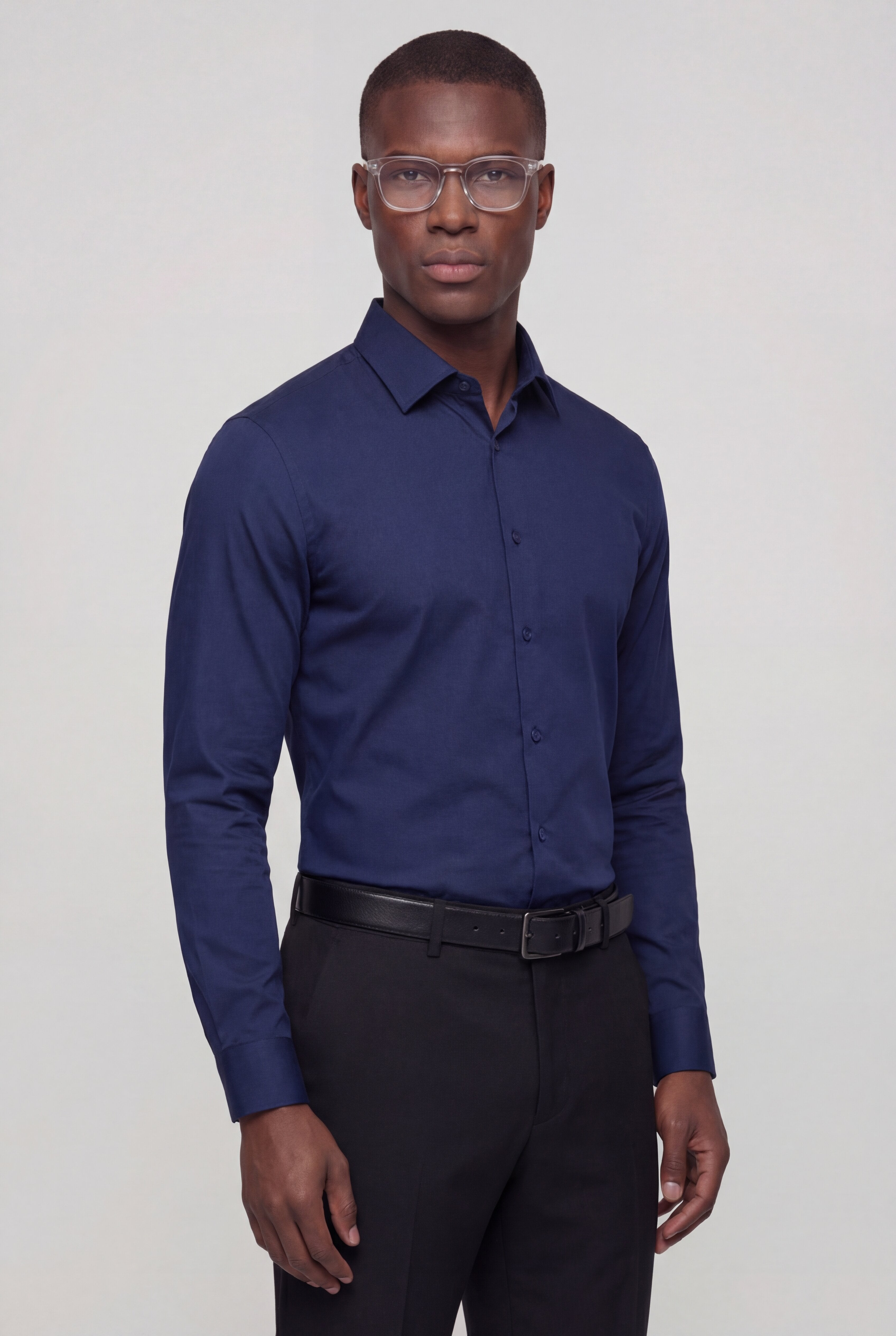 ZORVN DRESS SHIRT – NAVY