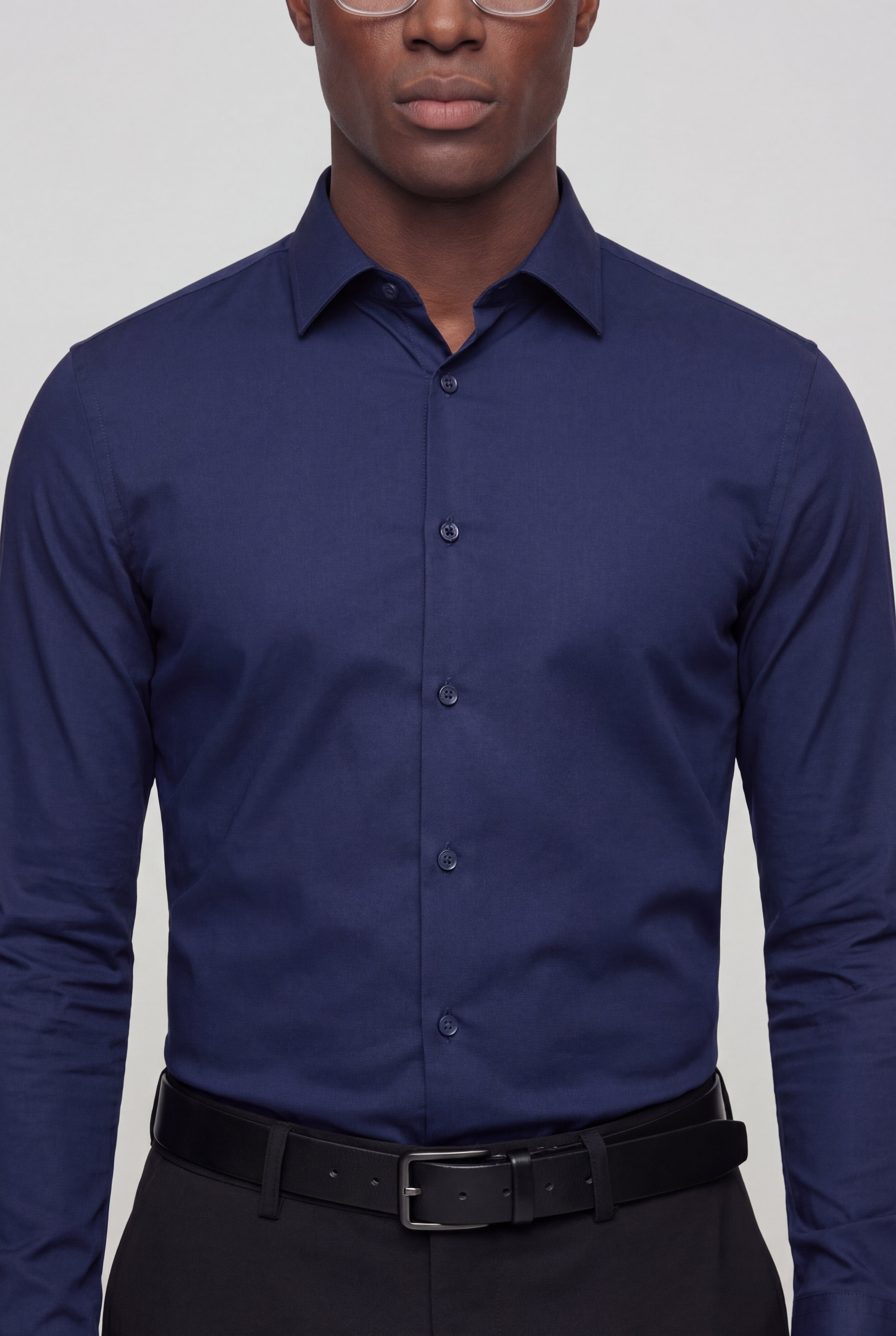 ZORVN DRESS SHIRT – NAVY