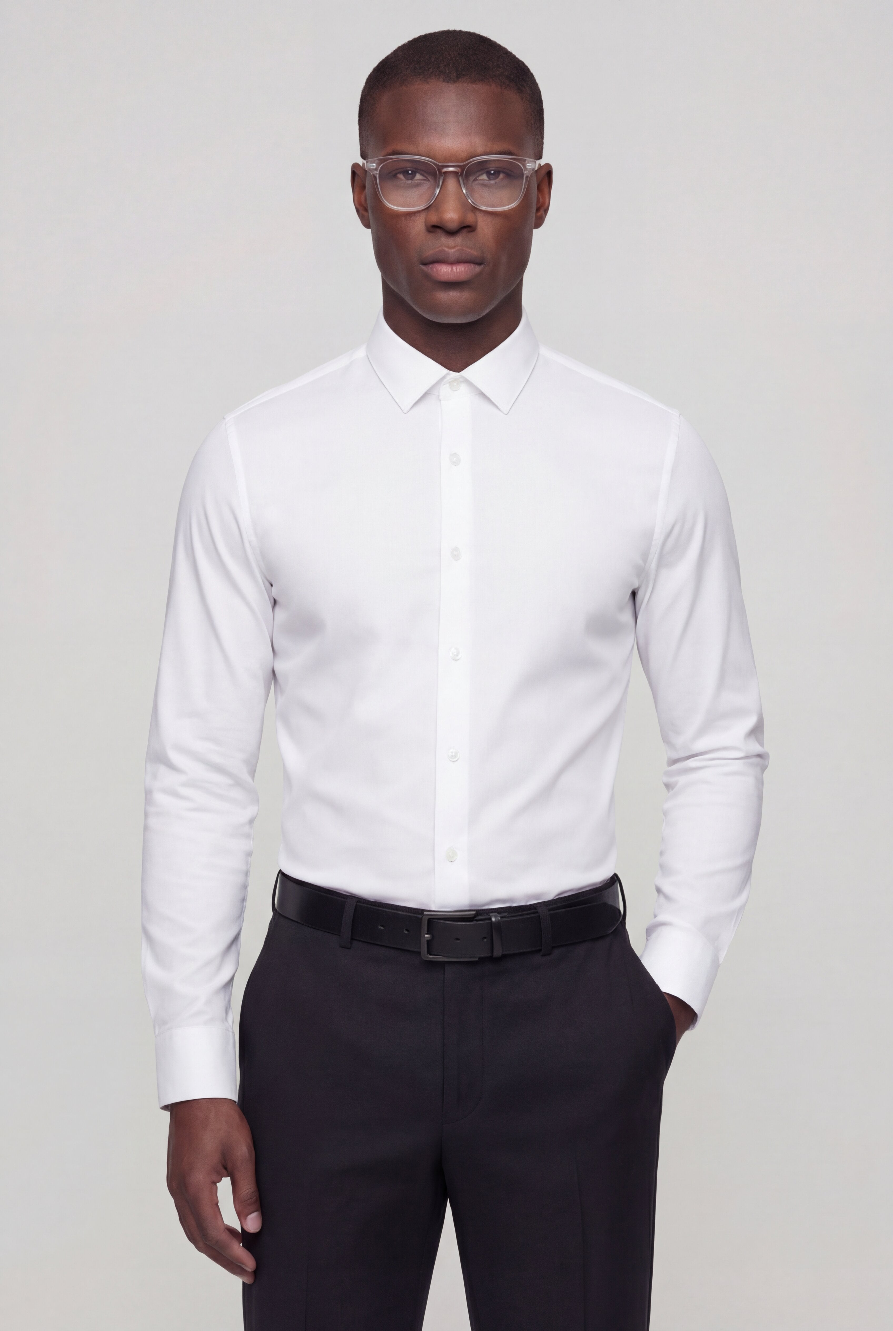 ZORVN DRESS SHIRT – WHITE