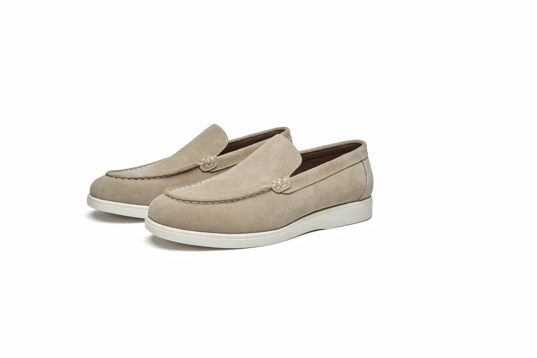 BRAVENTO SUEDE LOAFERS – BEIGE