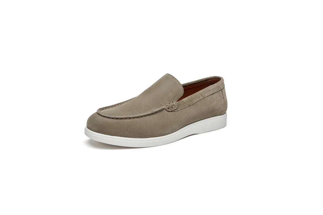 BRAVENTO SUEDE LOAFERS – KHAKI GREEN