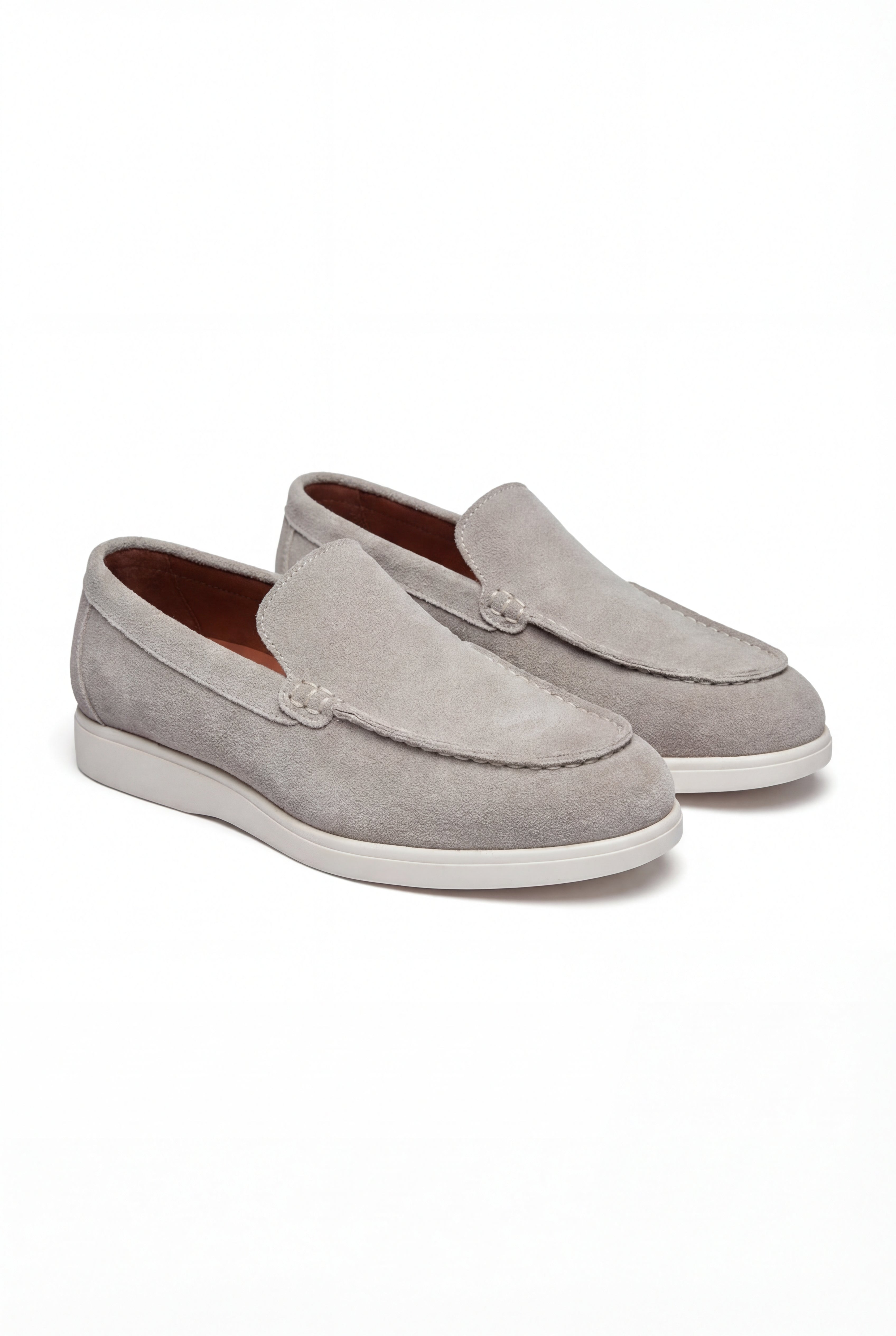 BRAVENTO SUEDE LOAFERS – GRAY