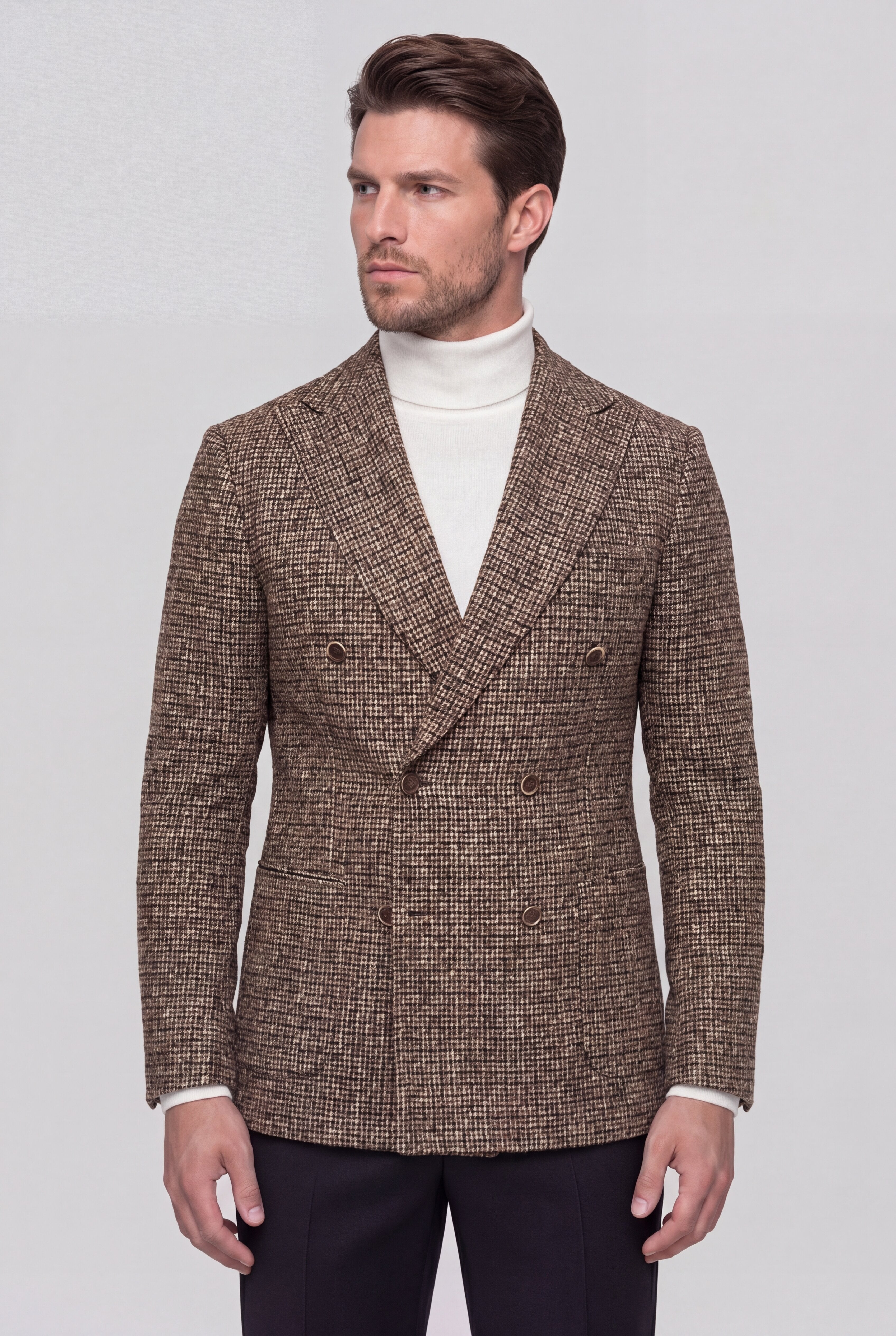 ELVAREX CASUAL BLAZER - BROWN