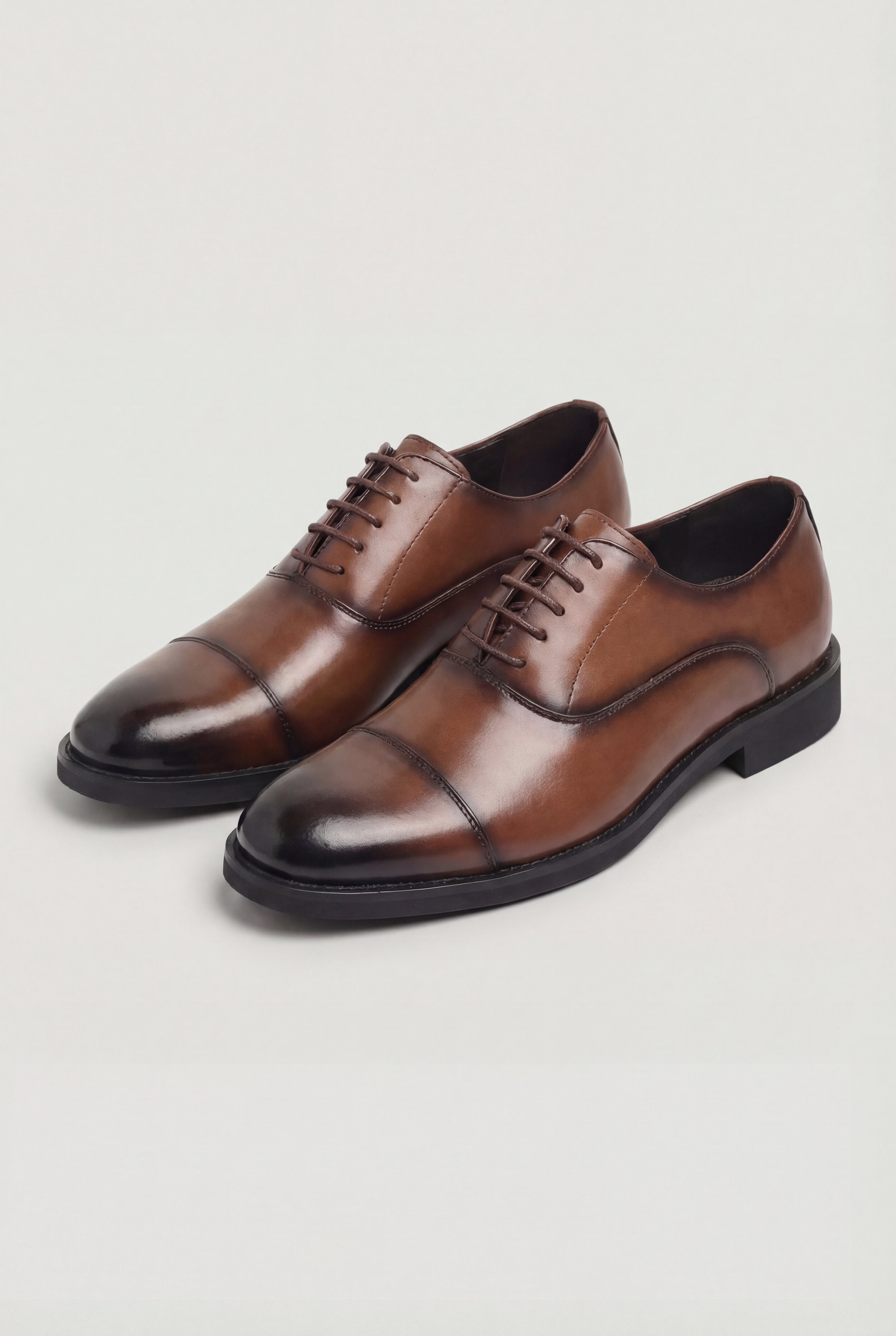 ARVENDO FORMAL LACE-UP SHOES – BROWN