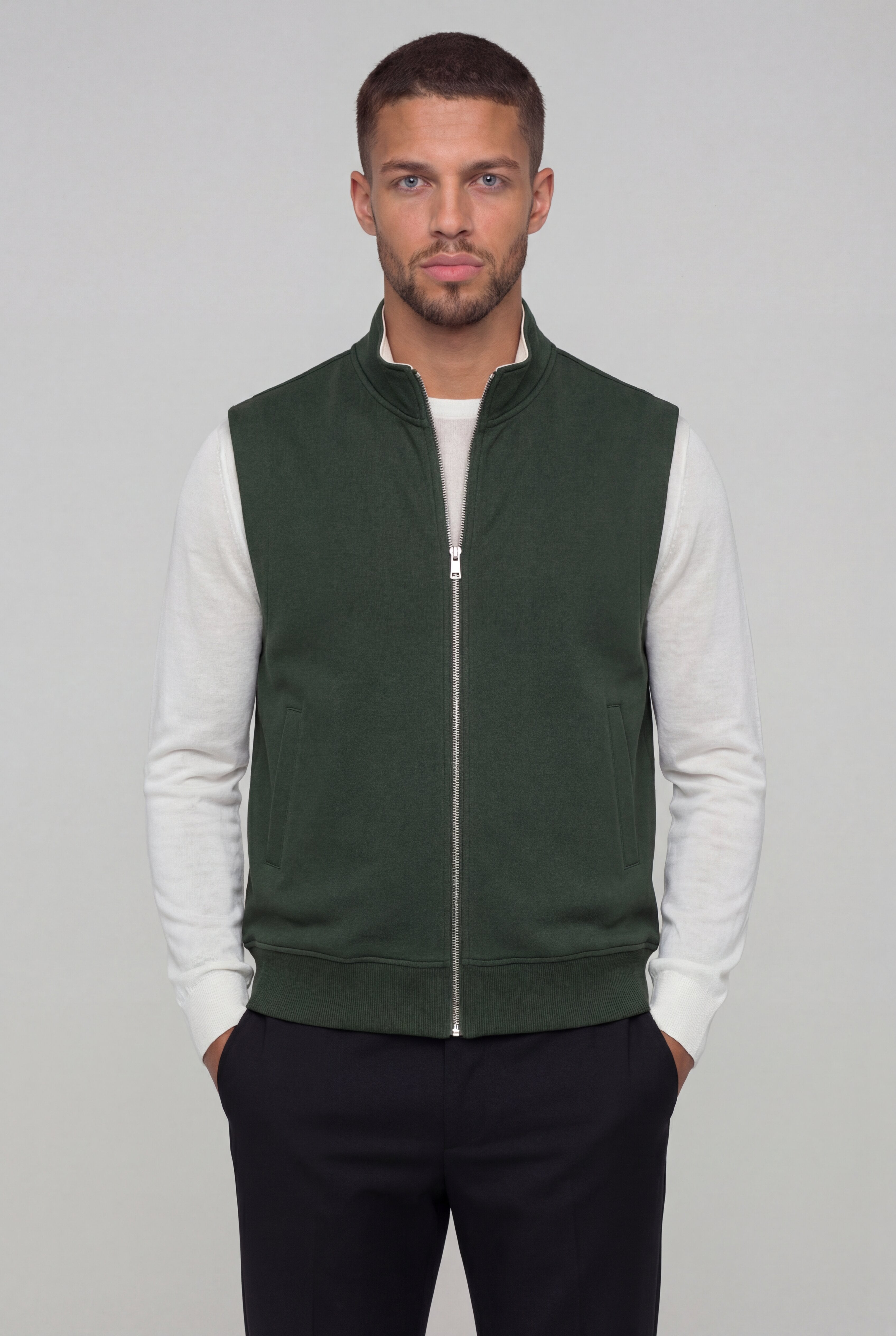 ARVETTO ZIP VEST – GREEN