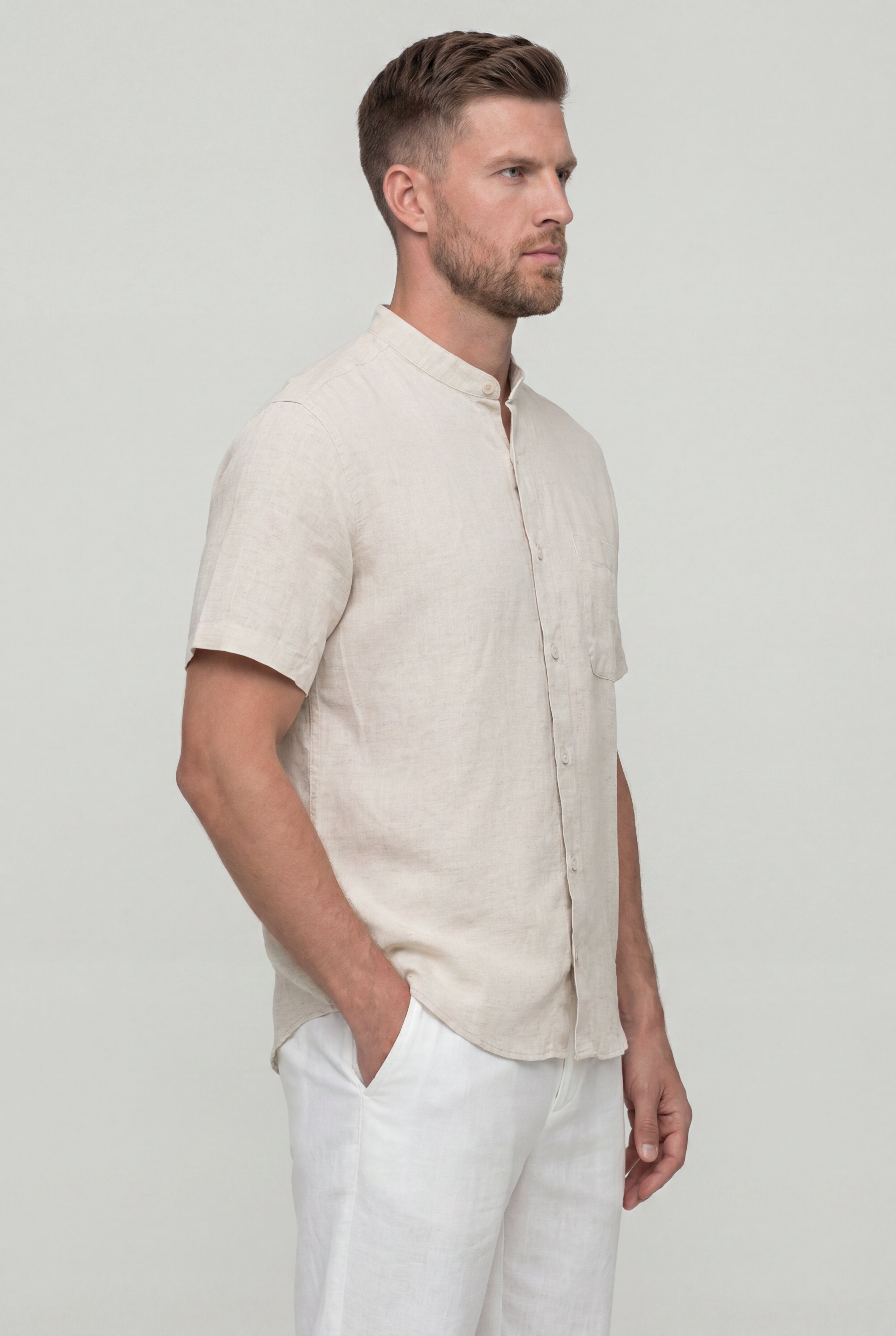 AUREVAN LYOCELL LINEN SHIRT – HENNEP