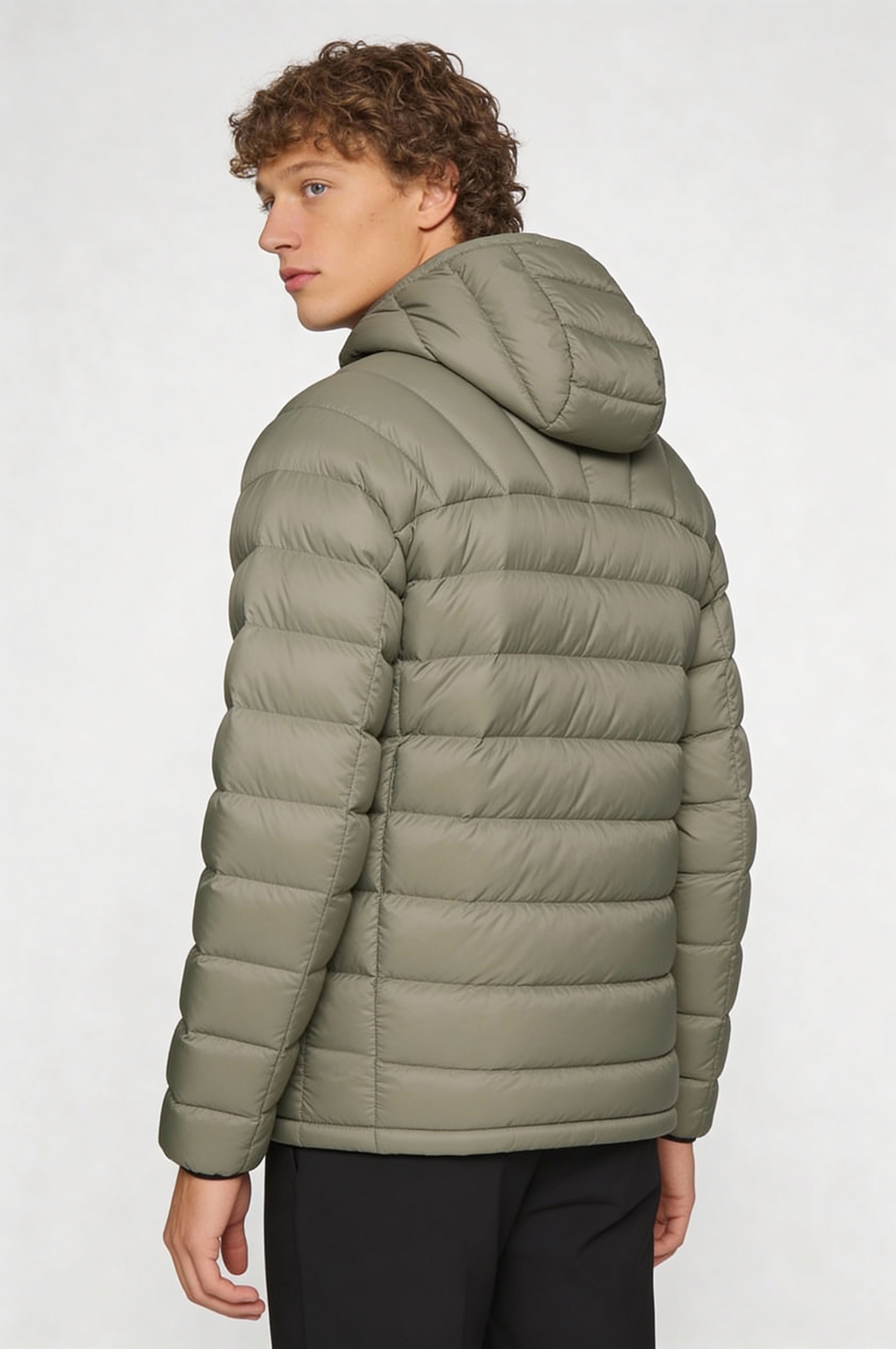 AUREX LIGHTWEIGHT PUFFER JACKET – OLIVE