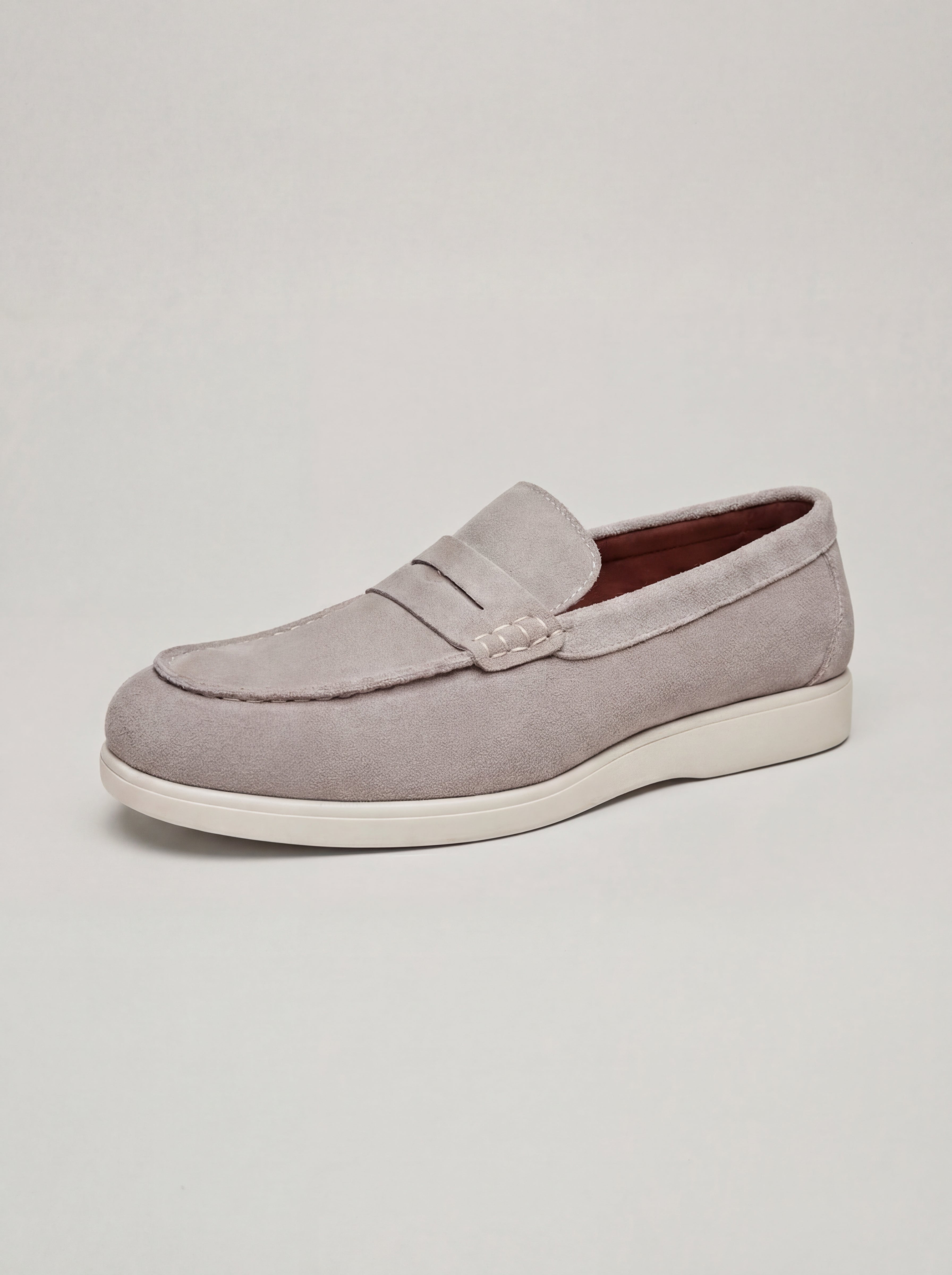 BRAMIXA SUEDE LOAFERS – GRAY