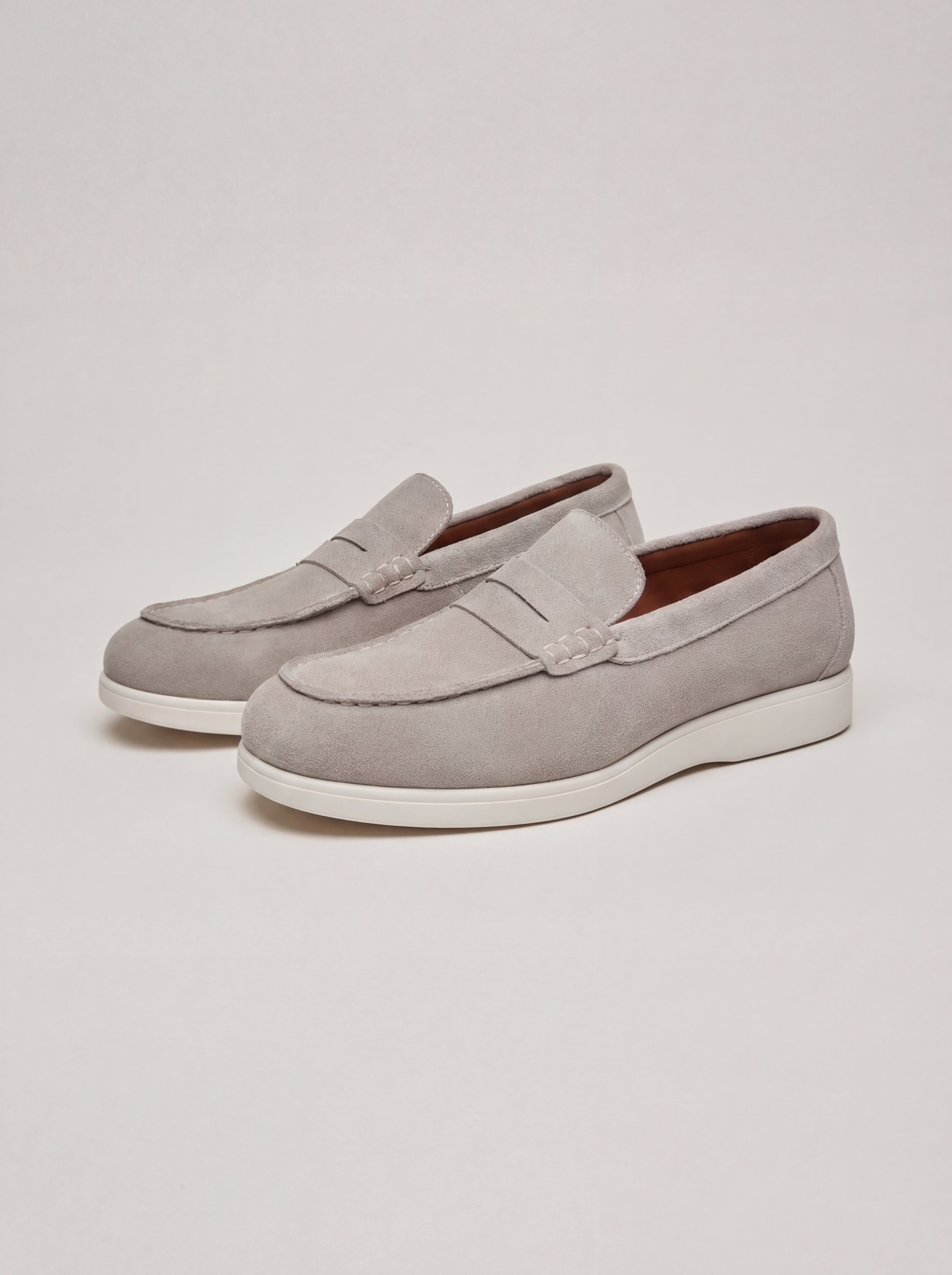 BRAMIXA SUEDE LOAFERS – GRAY