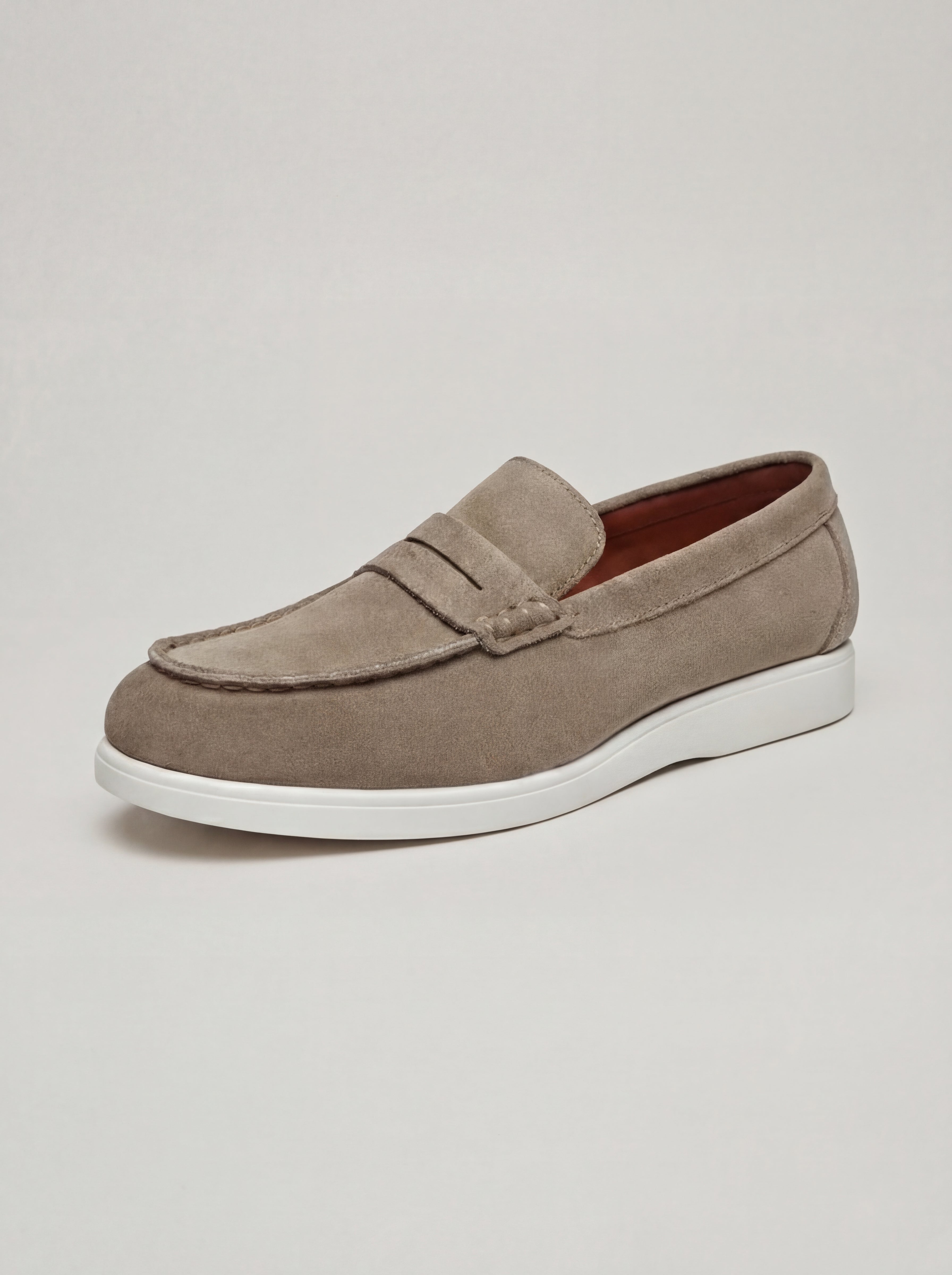 BRAMIXA SUEDE LOAFERS – KHAKI GREEN