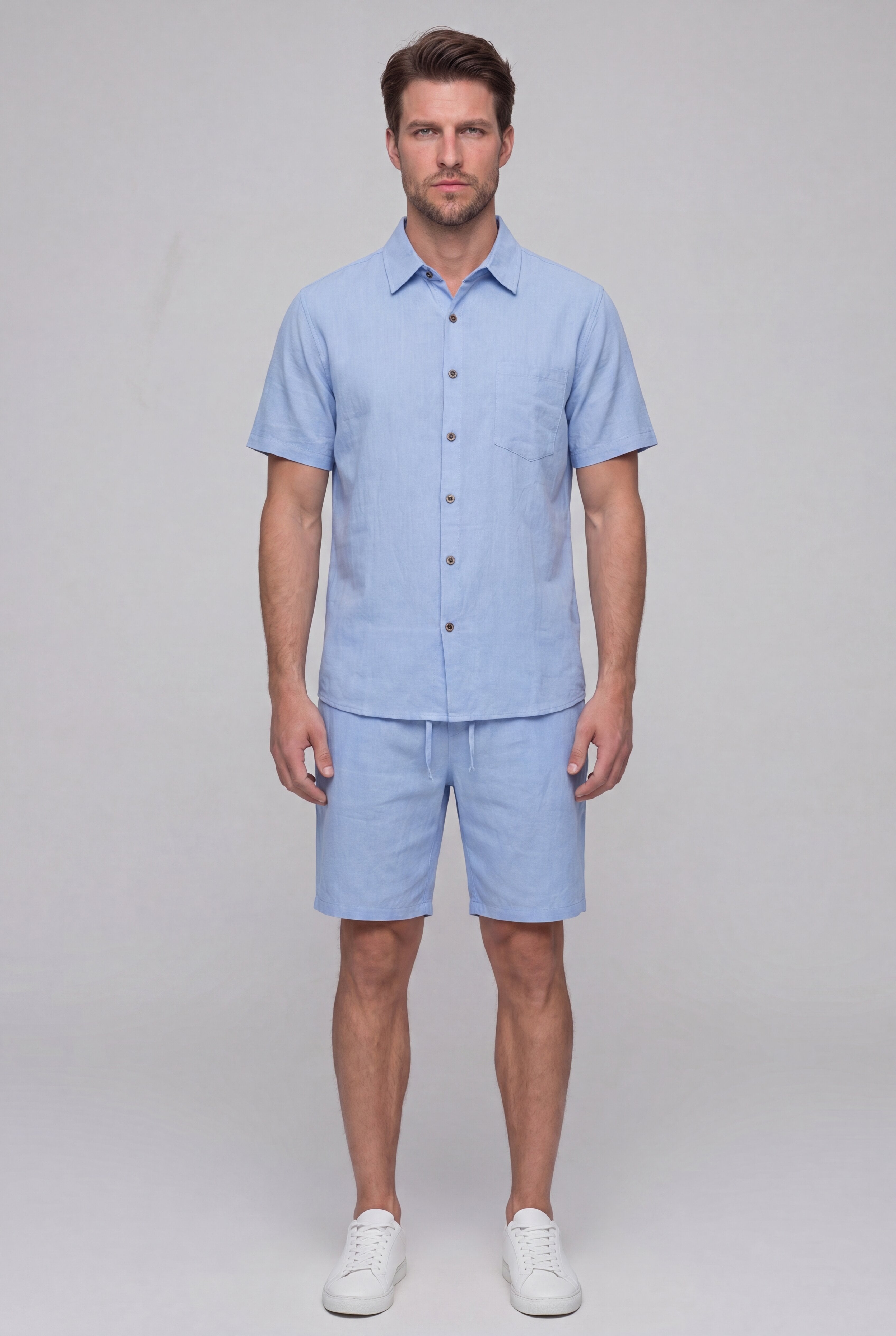 BRAVELLO LINEN SET – BLUE