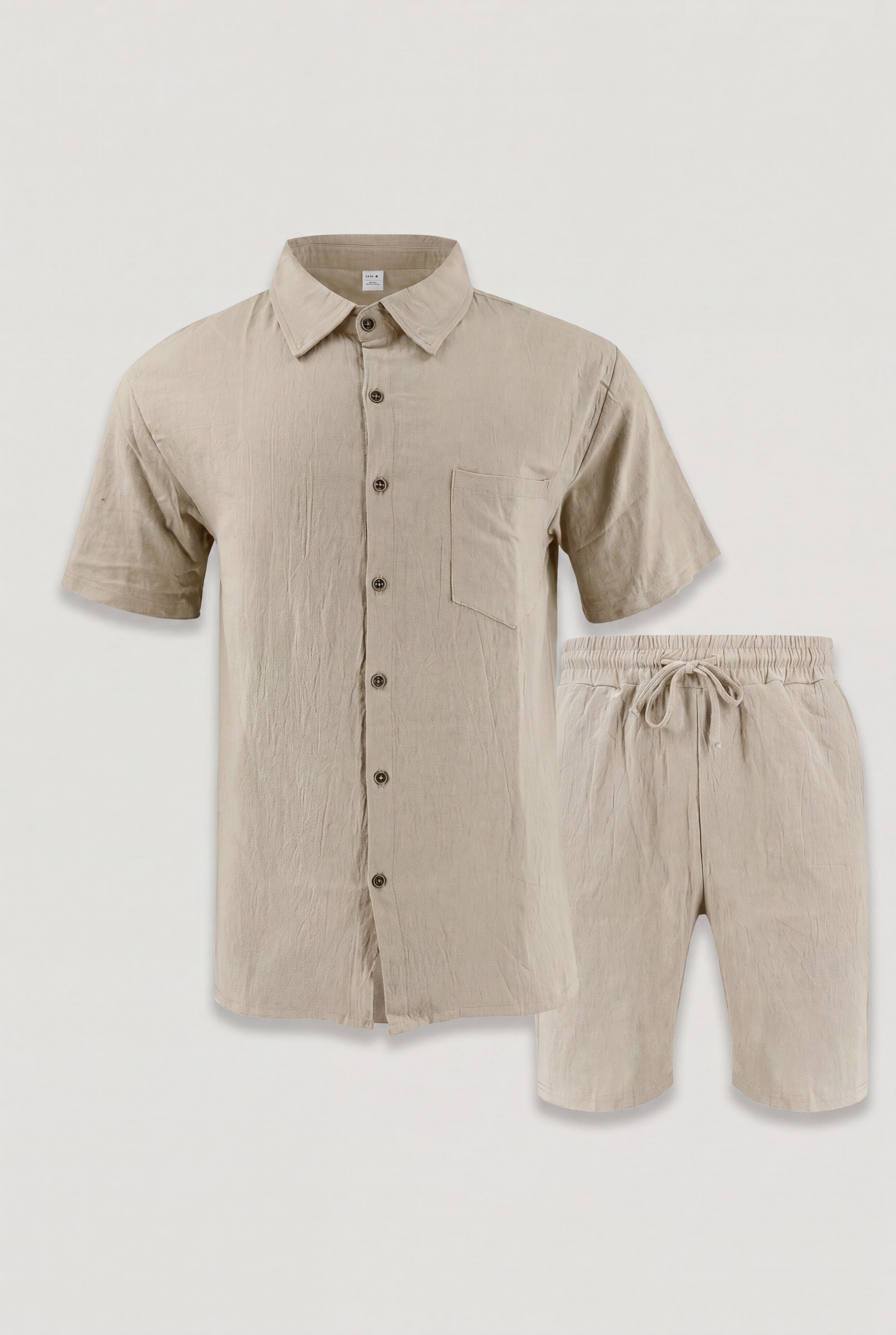 BRAVELLO LINEN SET – KHAKI