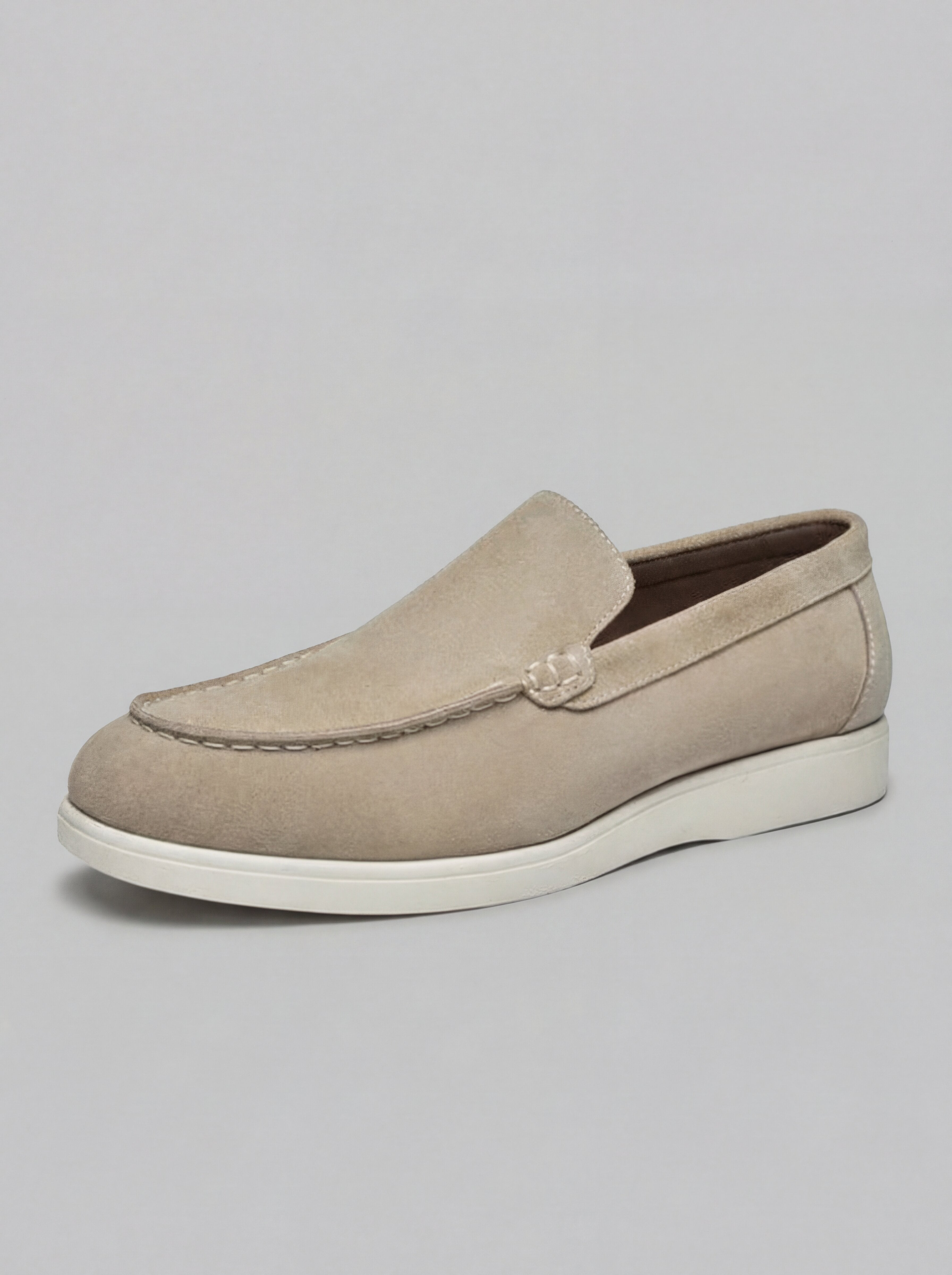 BRAVENTO SUEDE LOAFERS – BEIGE