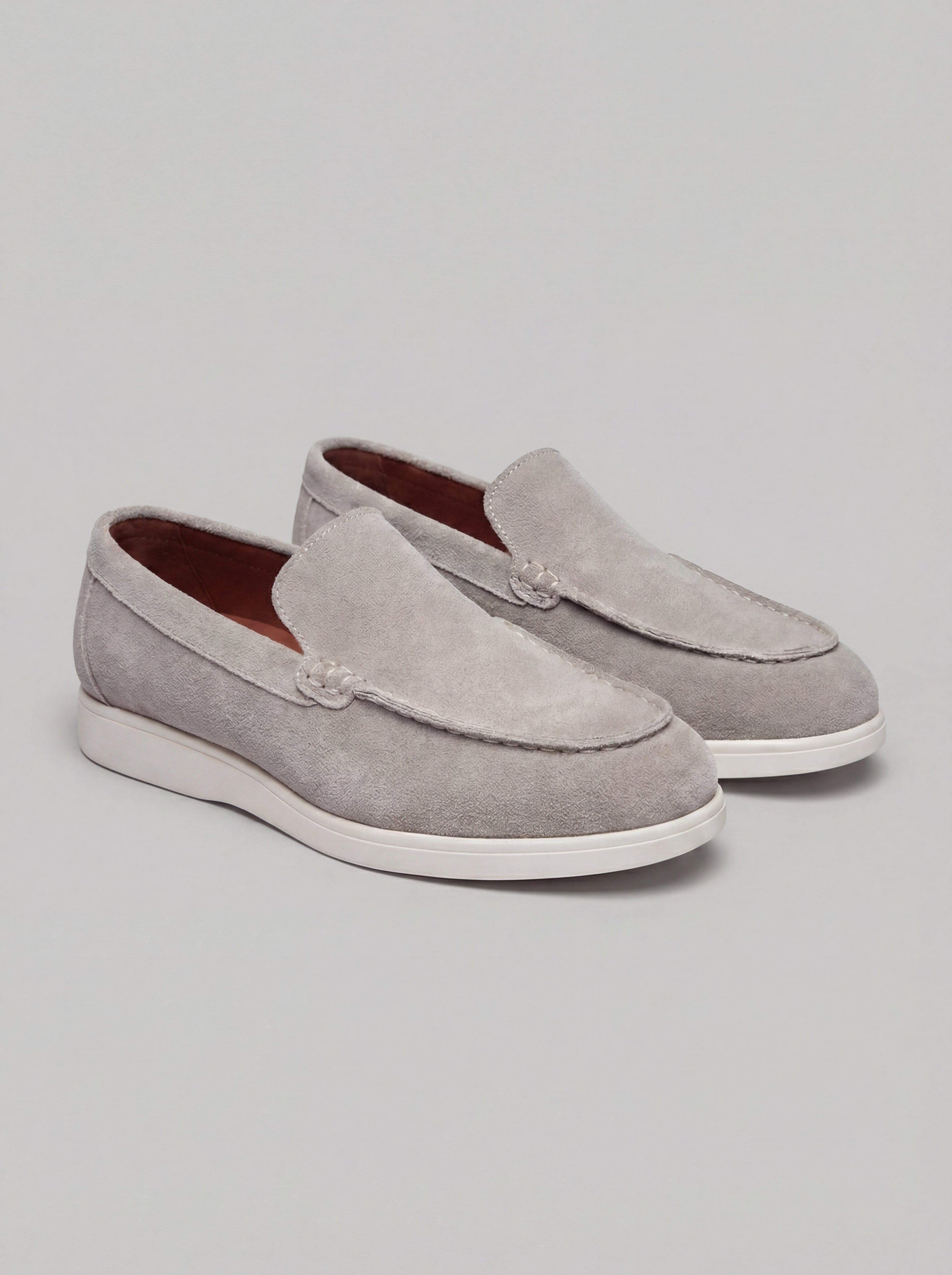 BRAVENTO SUEDE LOAFERS – GRAY