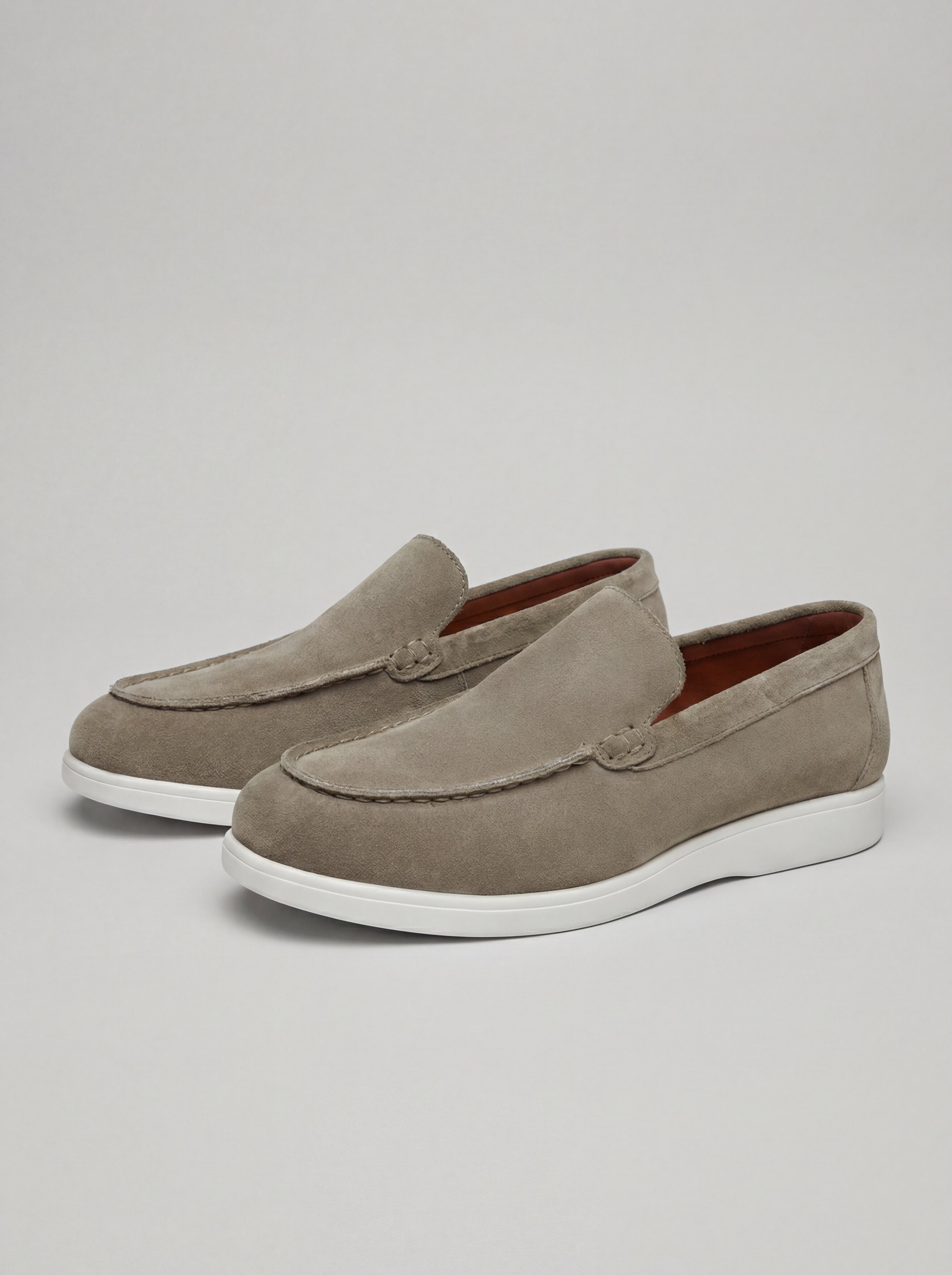 BRAVENTO SUEDE LOAFERS – KHAKI GREEN