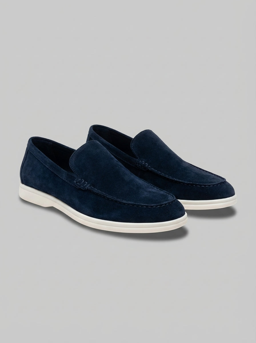 BRAVENTO SUEDE LOAFERS – NAVY