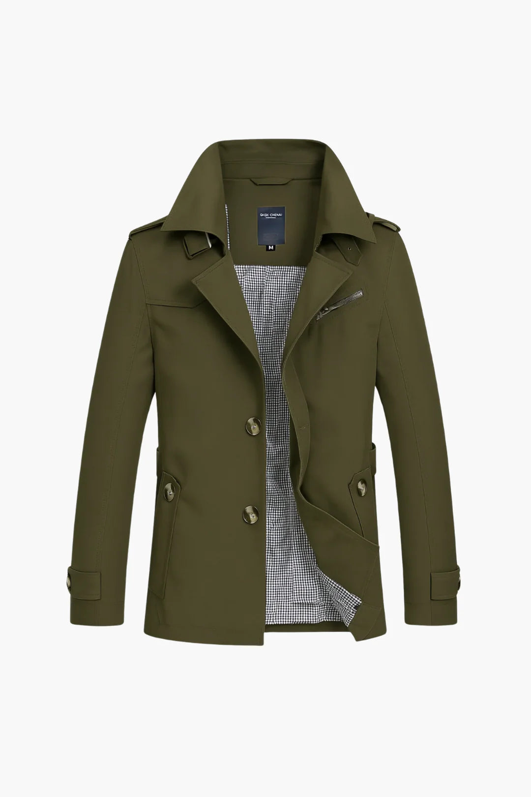 BELMONT TRENCH COAT – ARMY