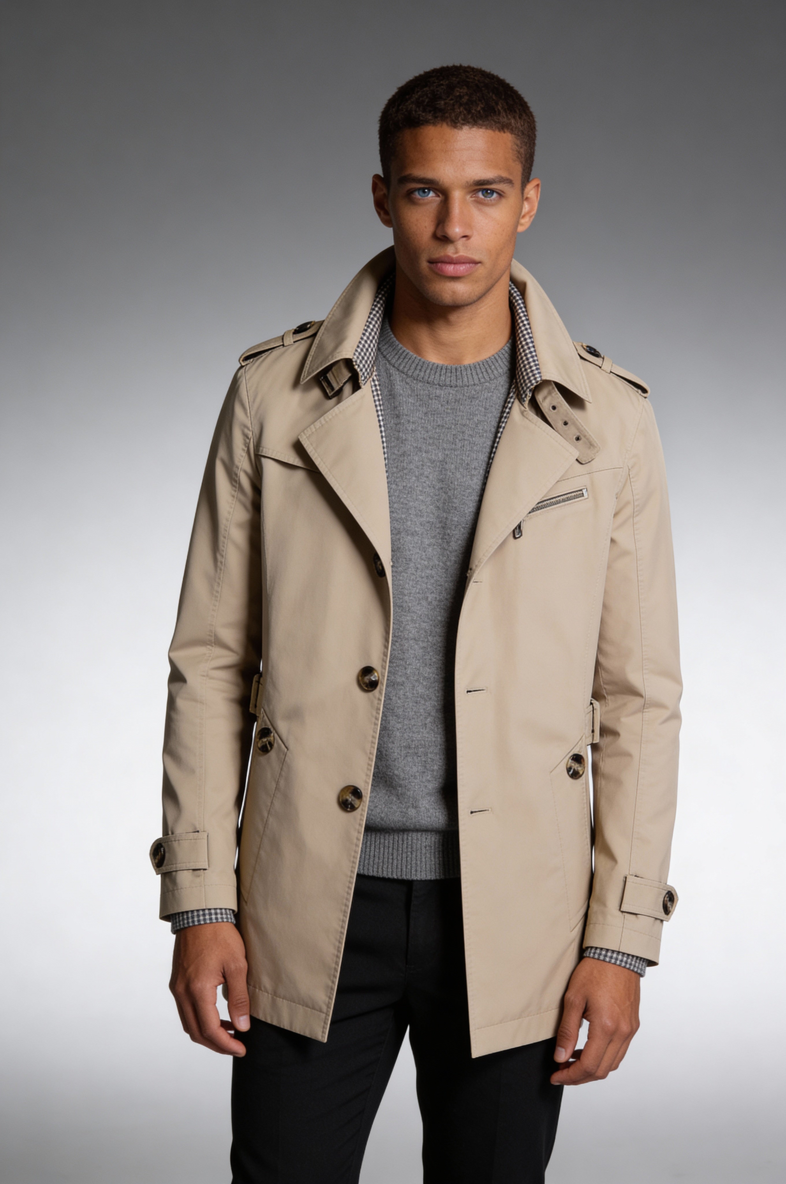 Belmont Trench Coat – Beige