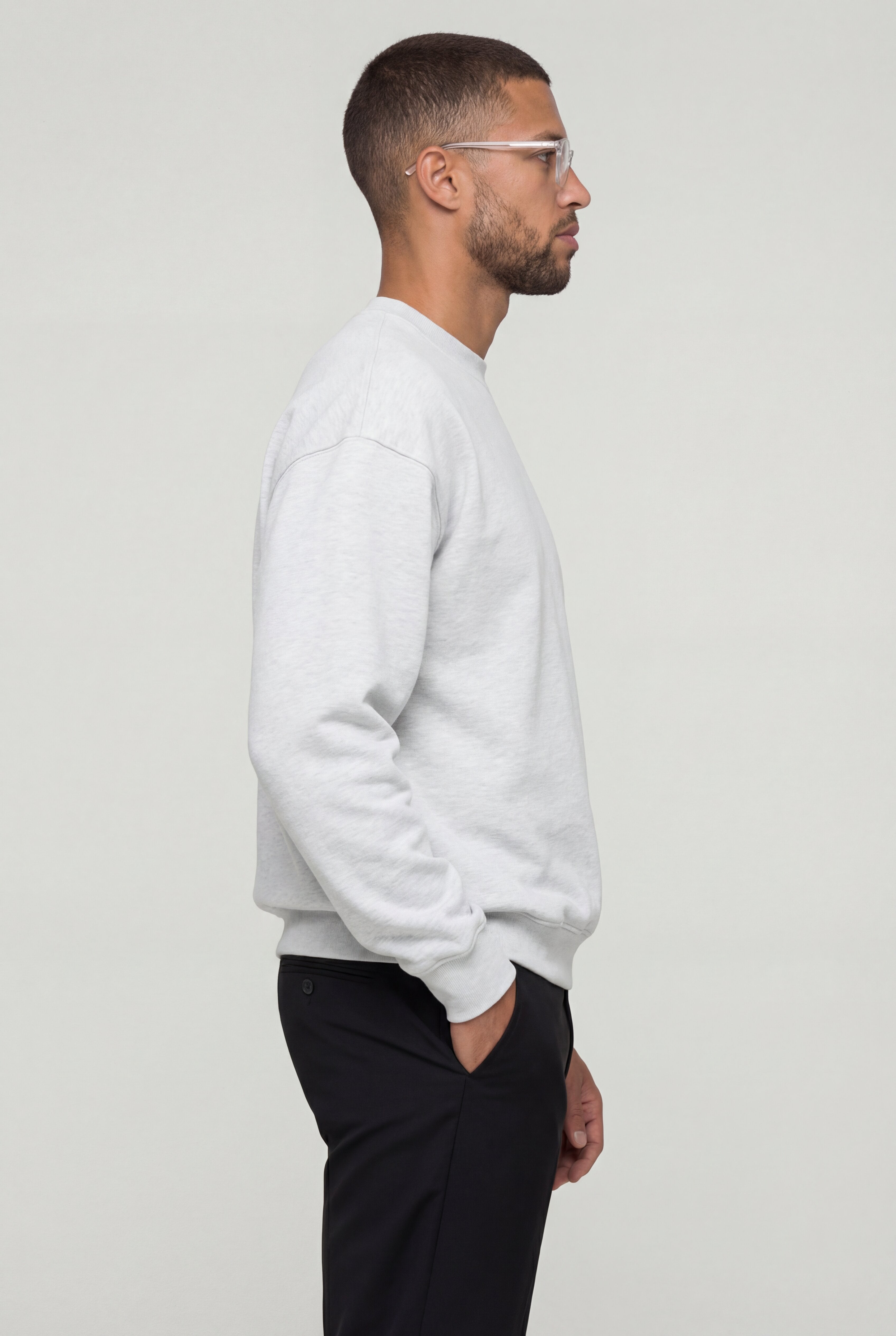 CALDERON CLASSIC SWEATER – GRAY