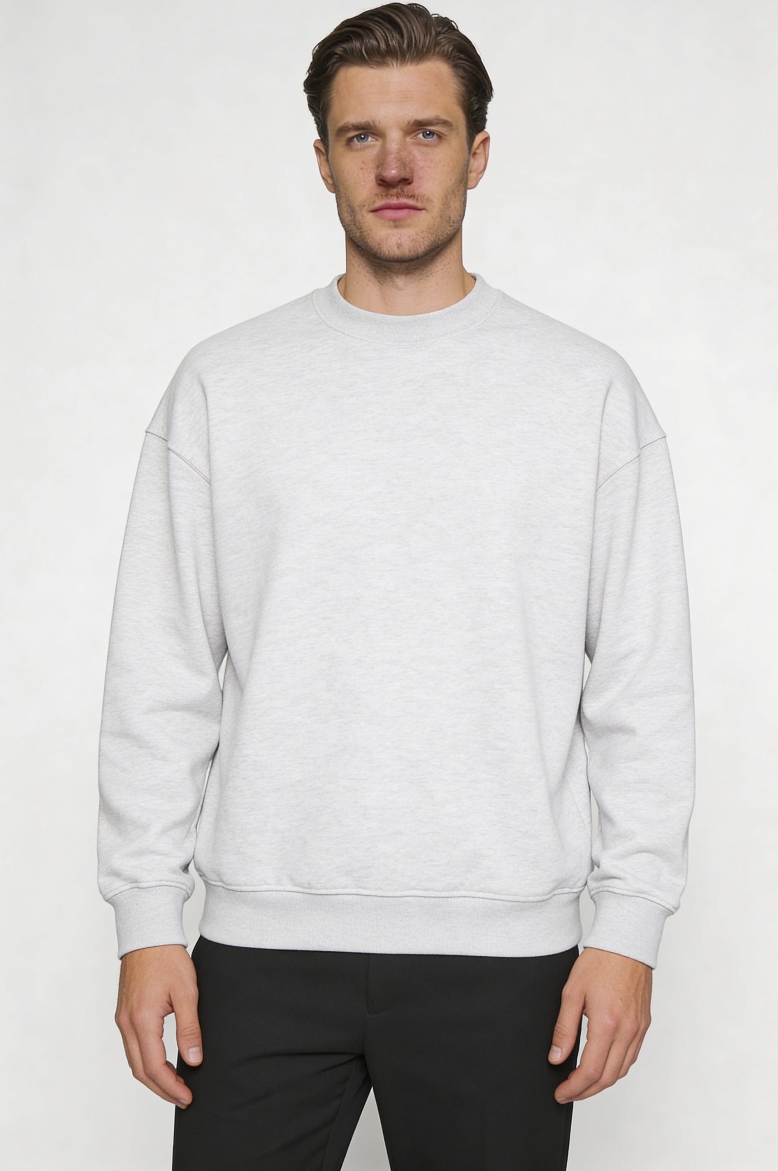CALDERON CLASSIC SWEATER – GRAY