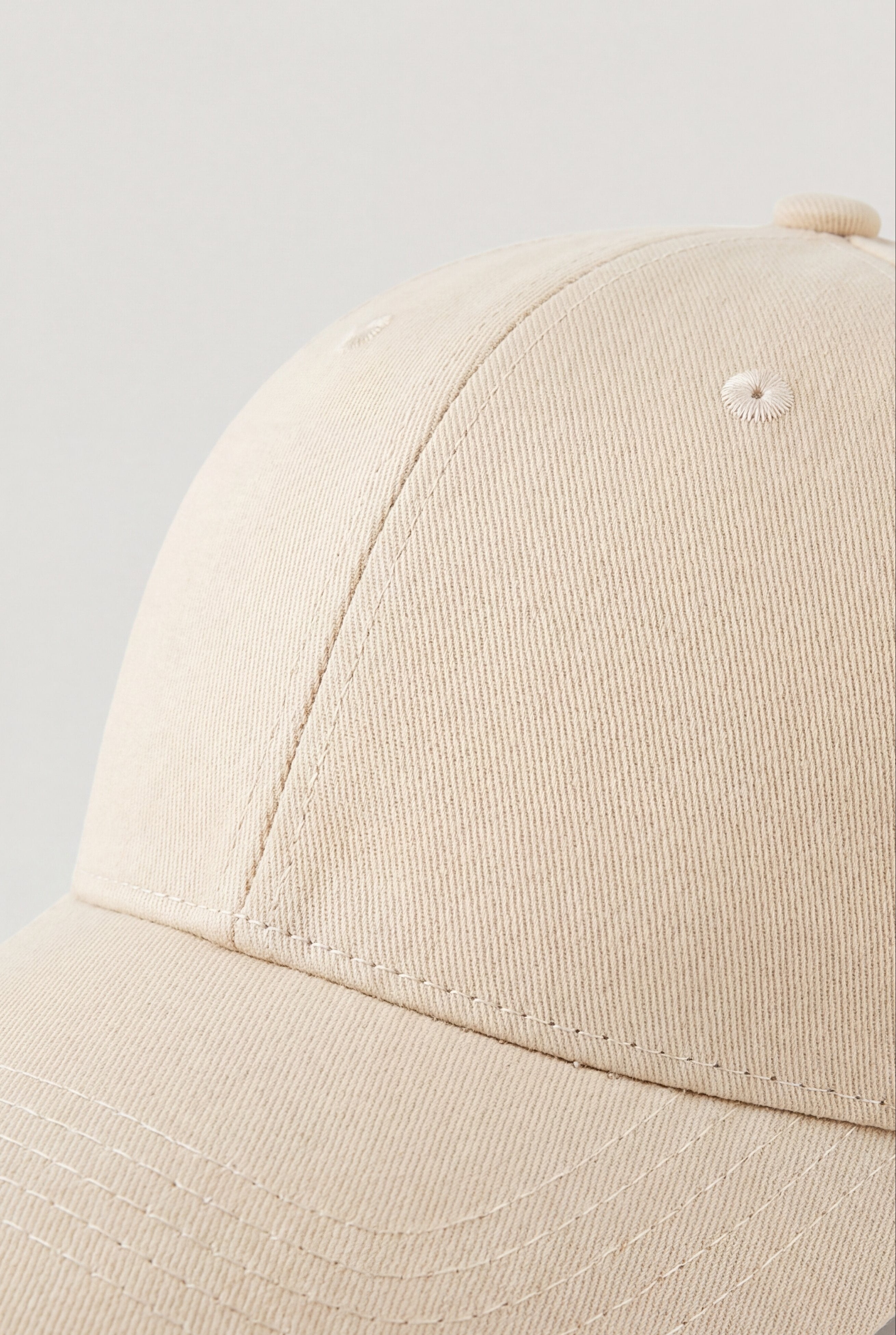 CLASSIC COTTON BASEBALL CAP - OFF WHITE