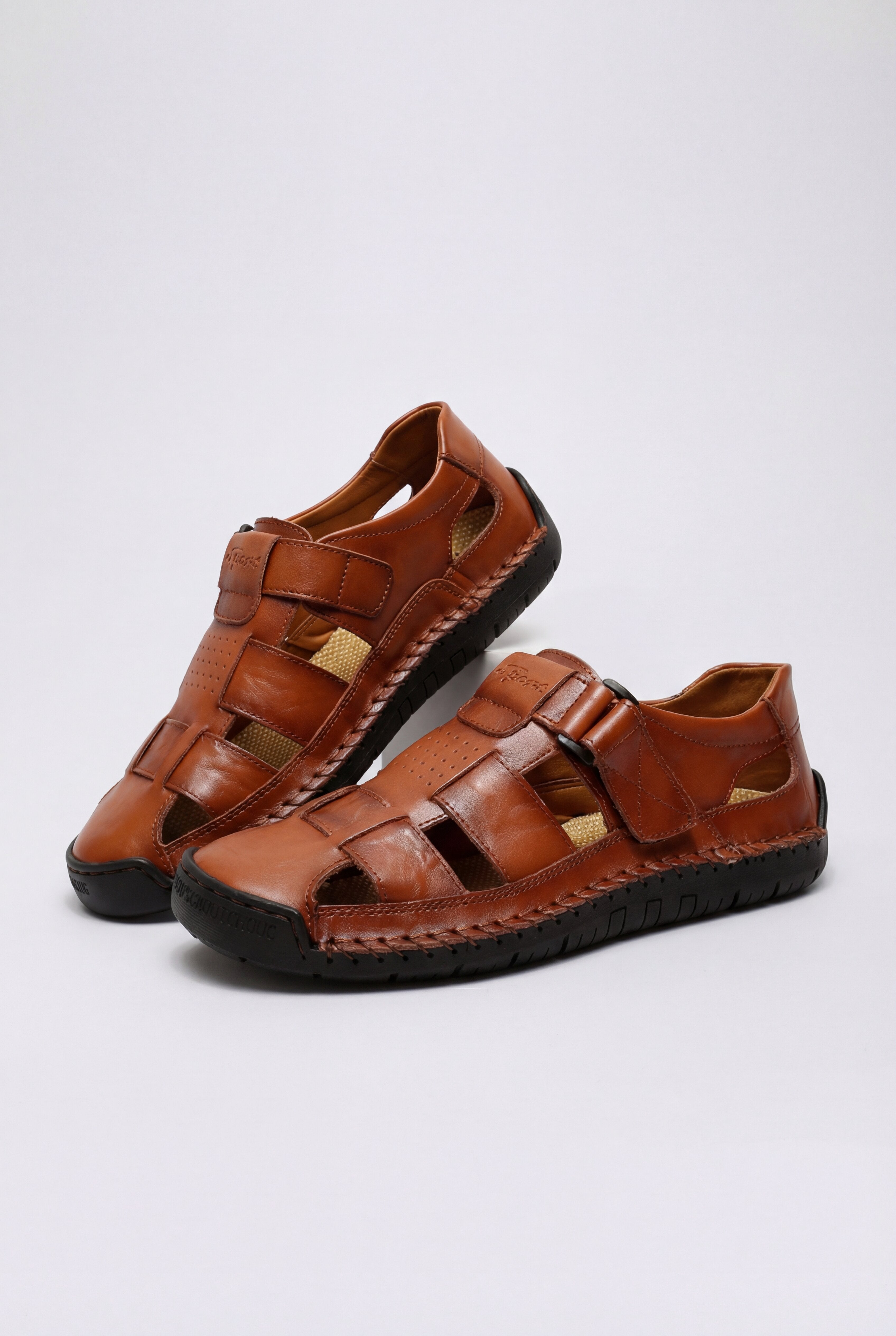 DRELVON CASUAL SANDALS – BROWN