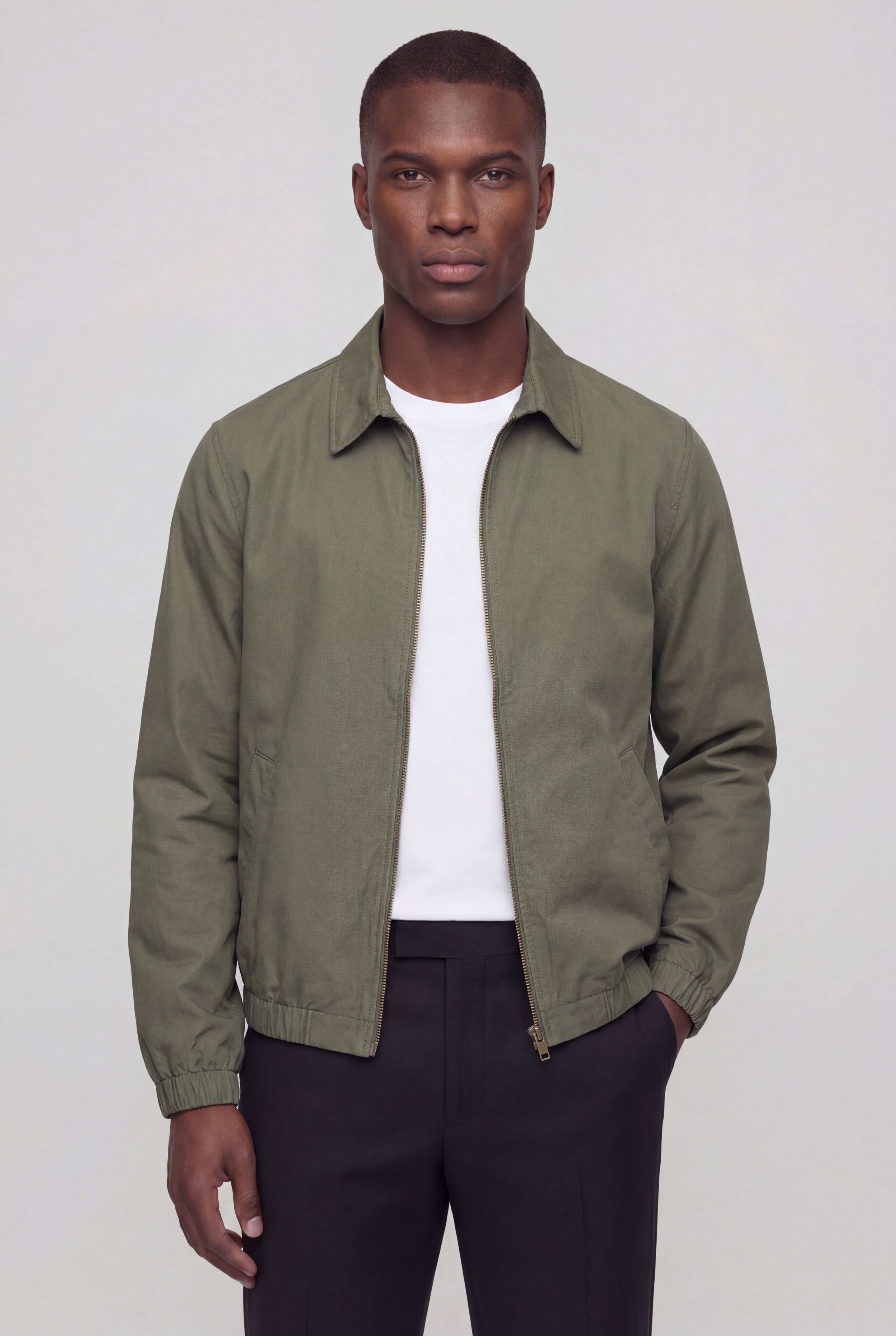 ELDRIC LIGHTWEIGHT FULL-ZIP JACKET – GREEN