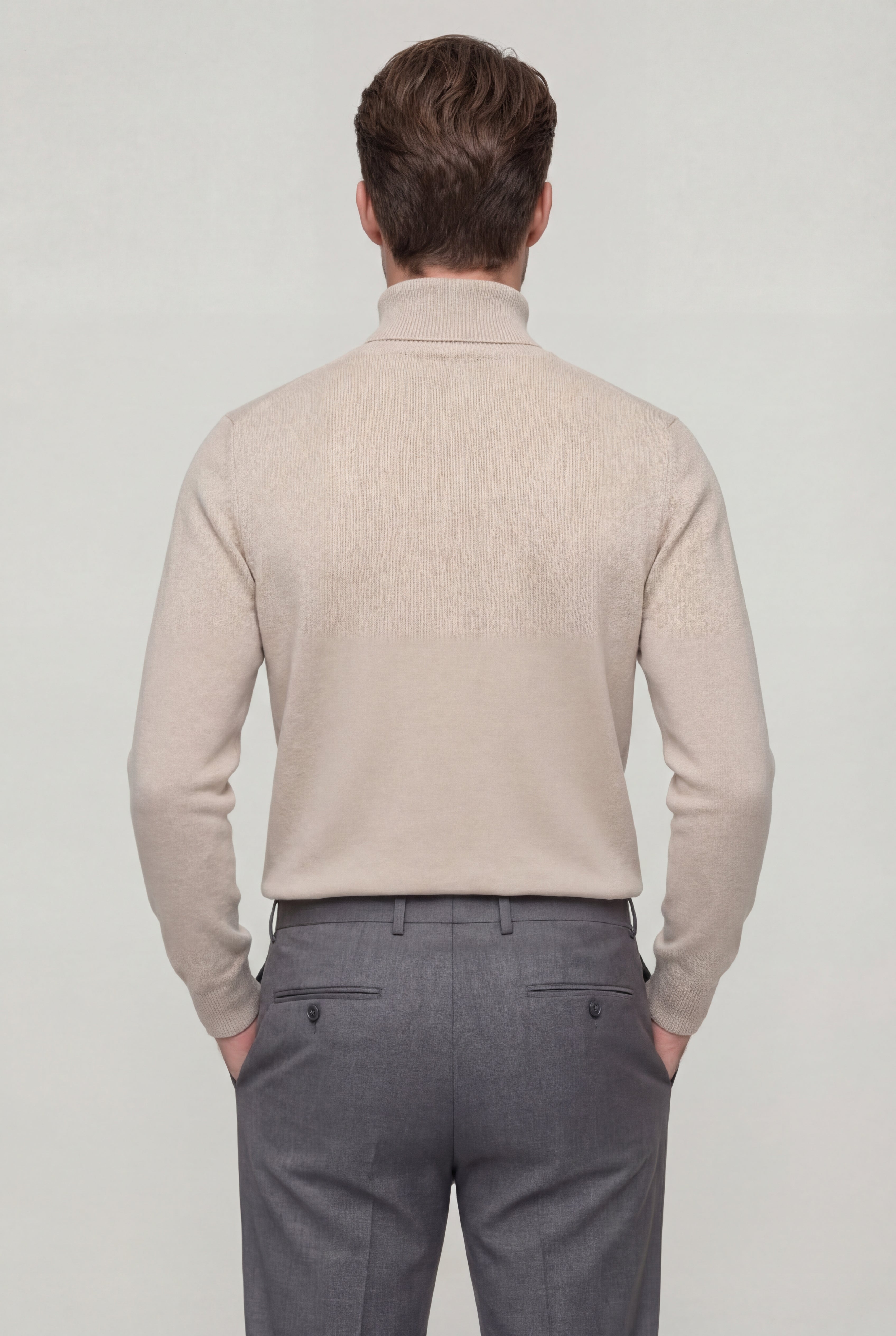 ELVAREN TURTLENECK SWEATER – KHAKI