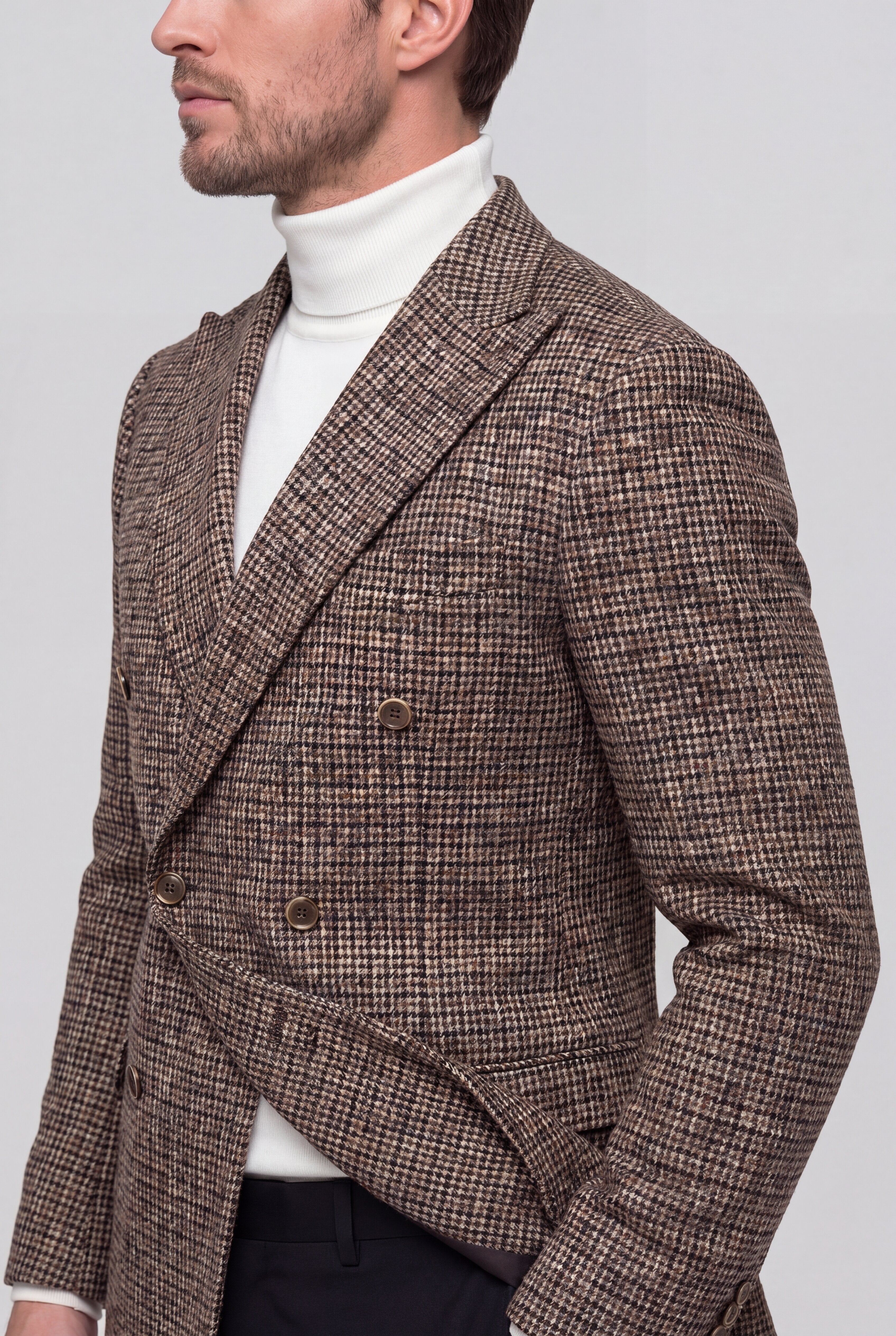 ELVAREX CASUAL BLAZER - BROWN